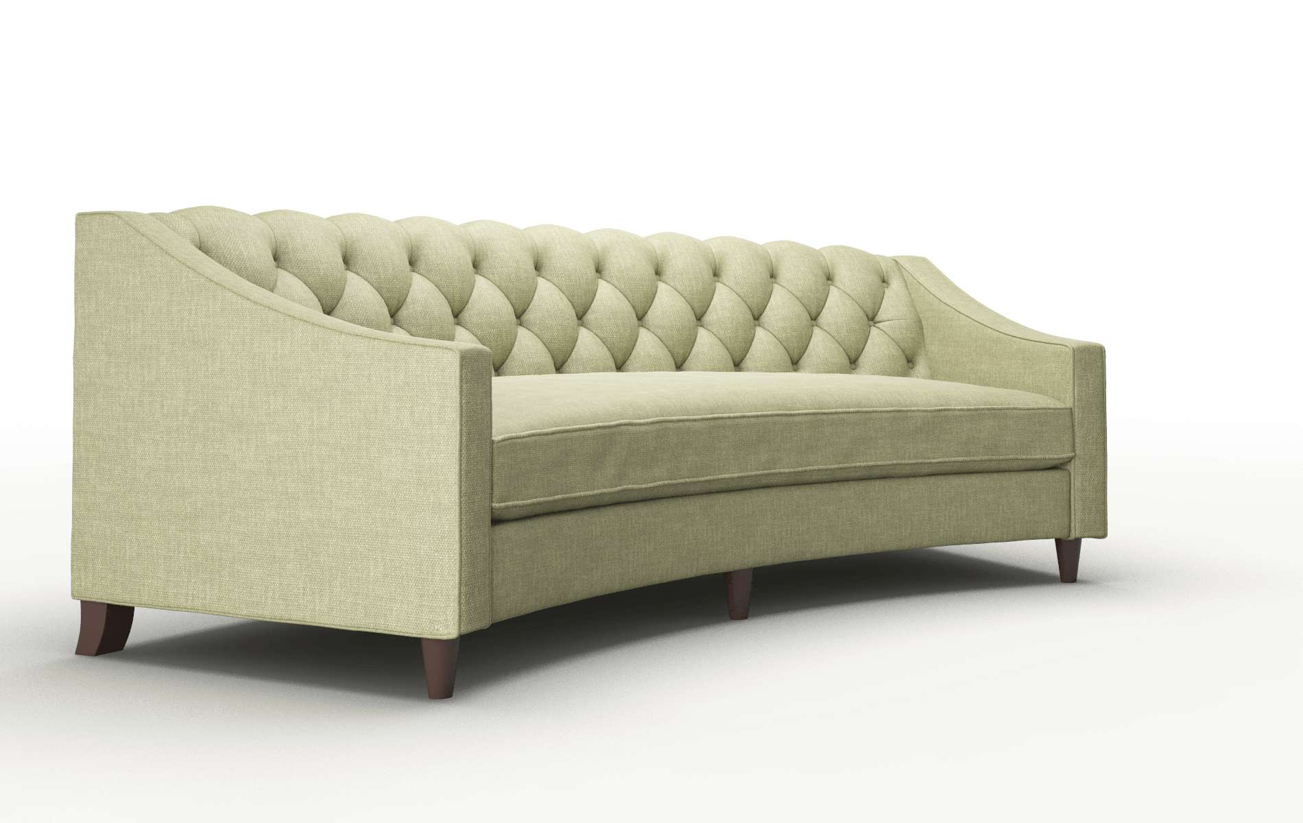 Manchester Durham Lime Sofa espresso legs 2