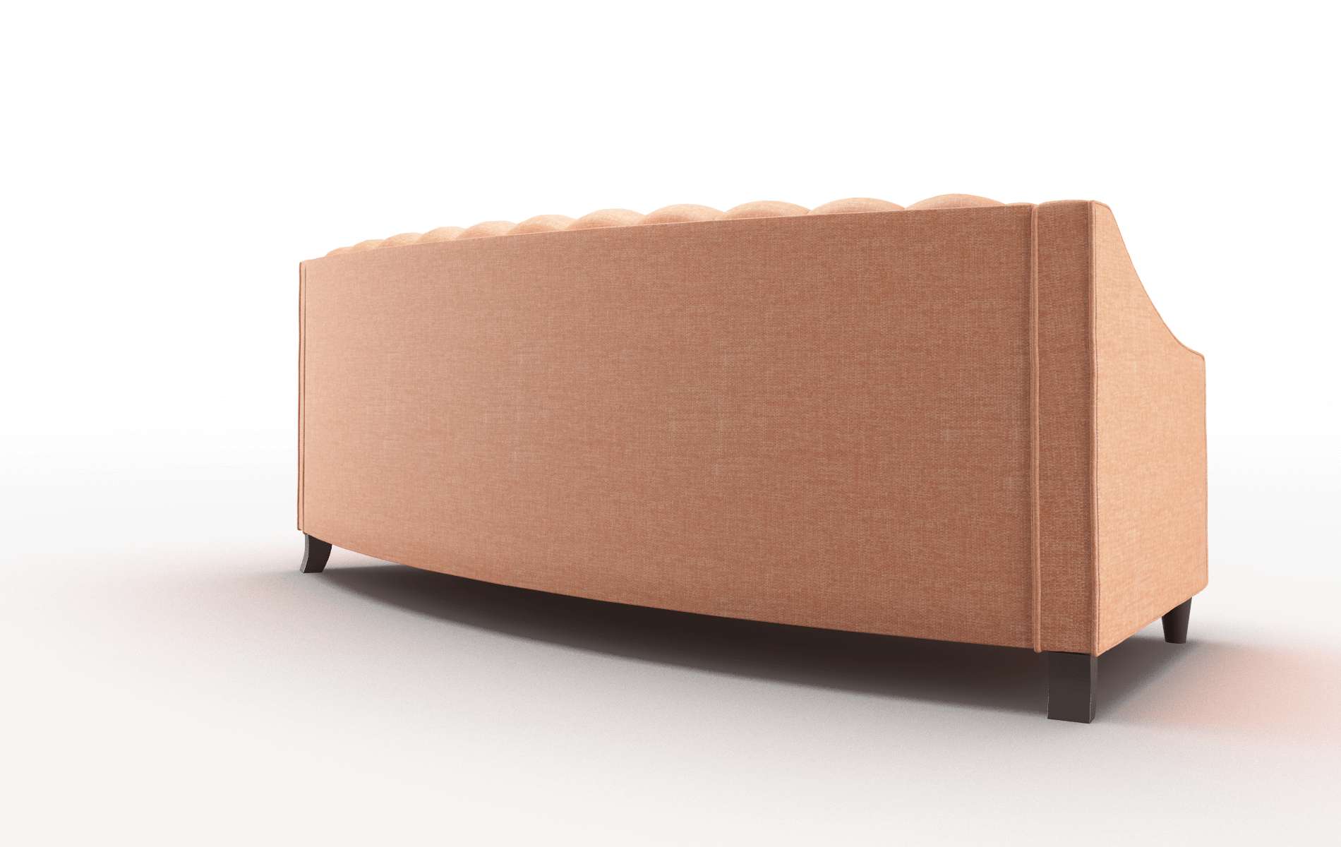 Manchester Durham Tangerine Sofa espresso legs 5