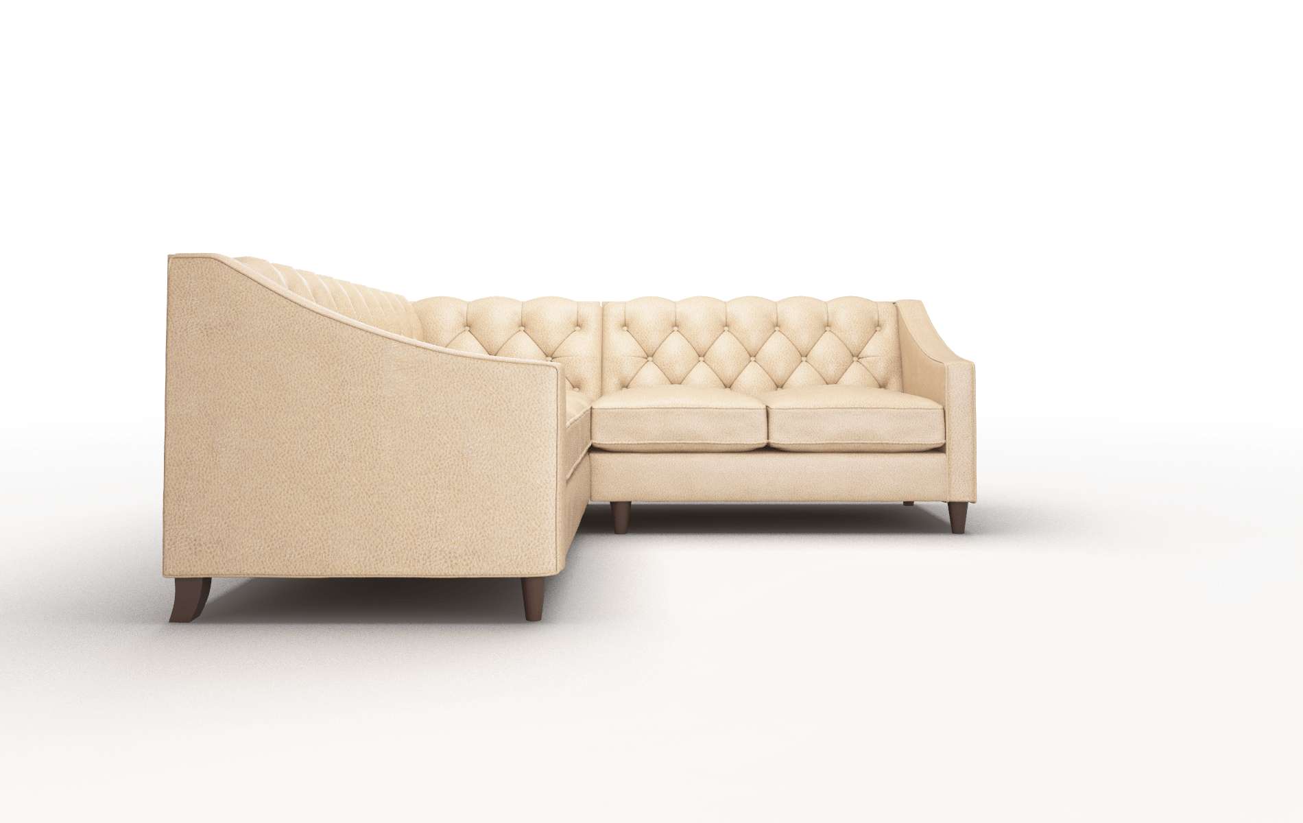 Manchester Ford Dune Sectional espresso legs 2