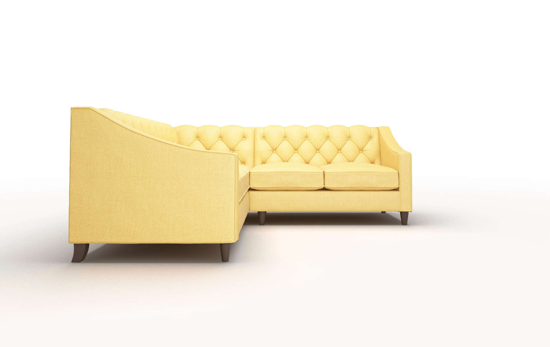 Manchester Glee Aglow Sectional espresso legs 2