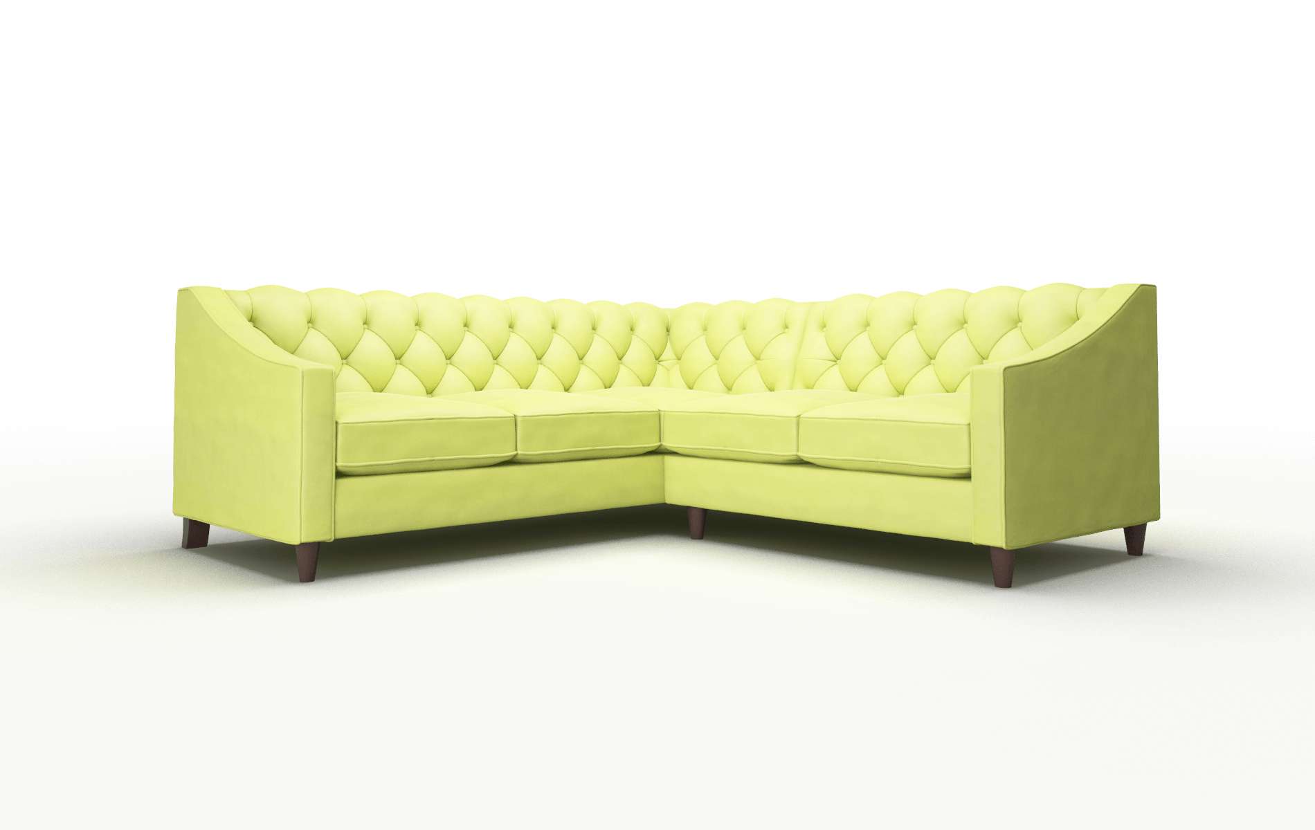 Manchester Hathaway Apple Sectional espresso legs 1