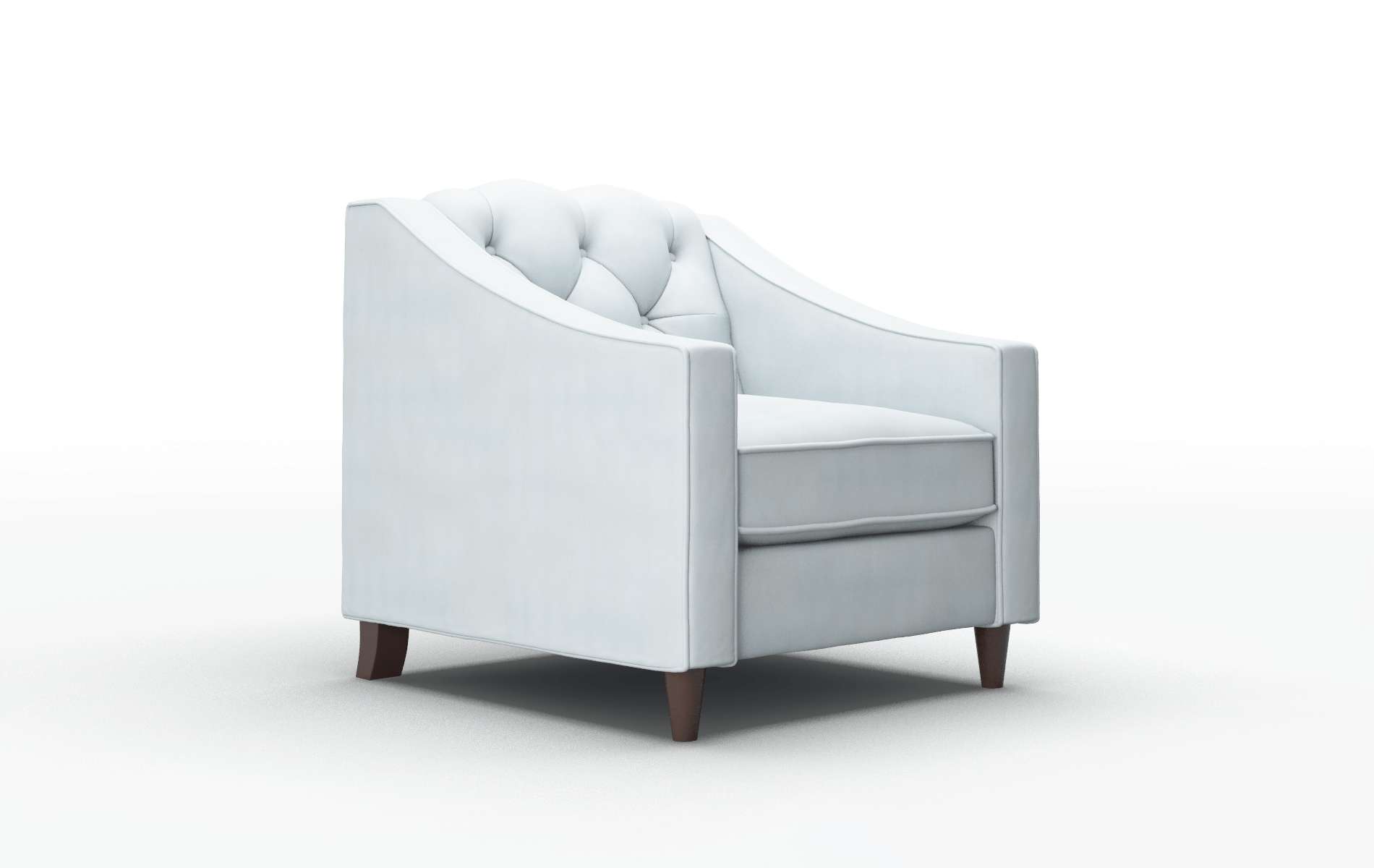 Manchester Hathaway Aqua Chair espresso legs 2