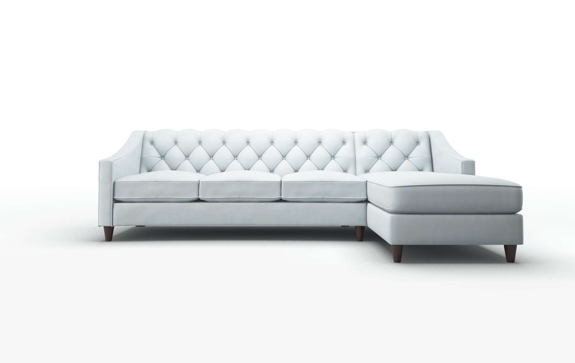 Manchester Hathaway Aqua Panel espresso legs 1