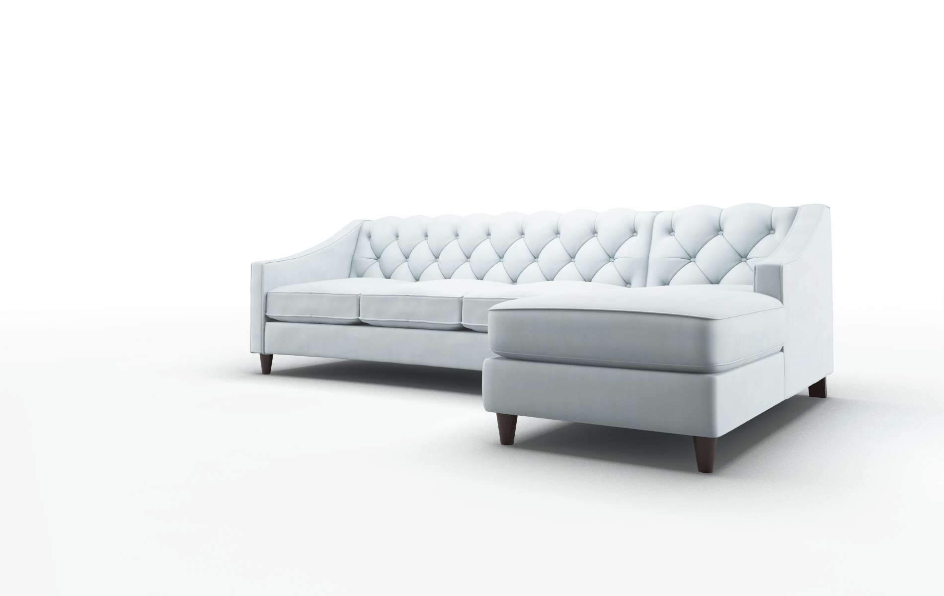 Manchester Hathaway Aqua Panel espresso legs 4