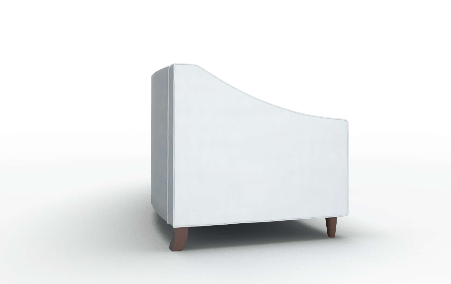 Manchester Hathaway Aqua Sofa espresso legs 3