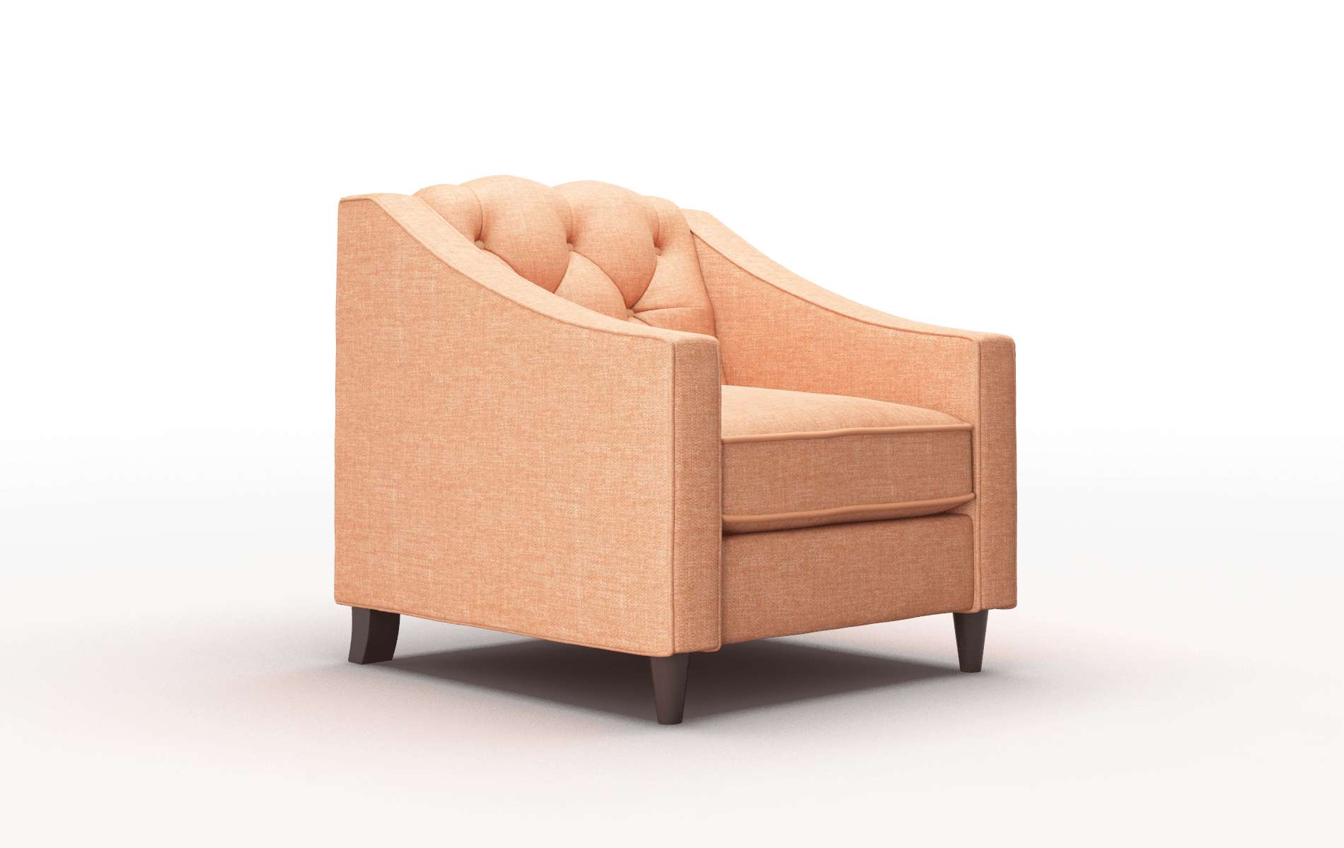 Manchester Hepburn Appricot Chair espresso legs 2