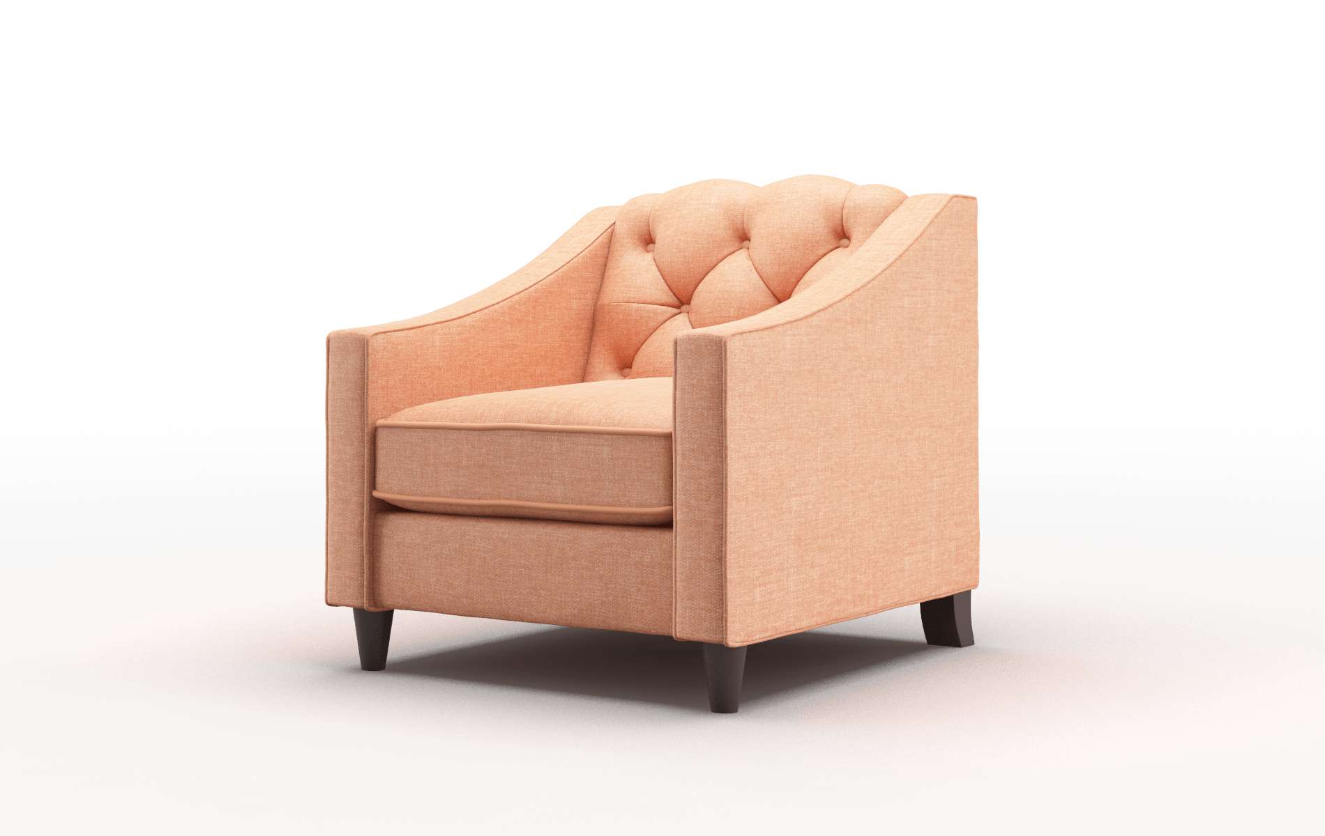 Manchester Hepburn Appricot Chair espresso legs 4