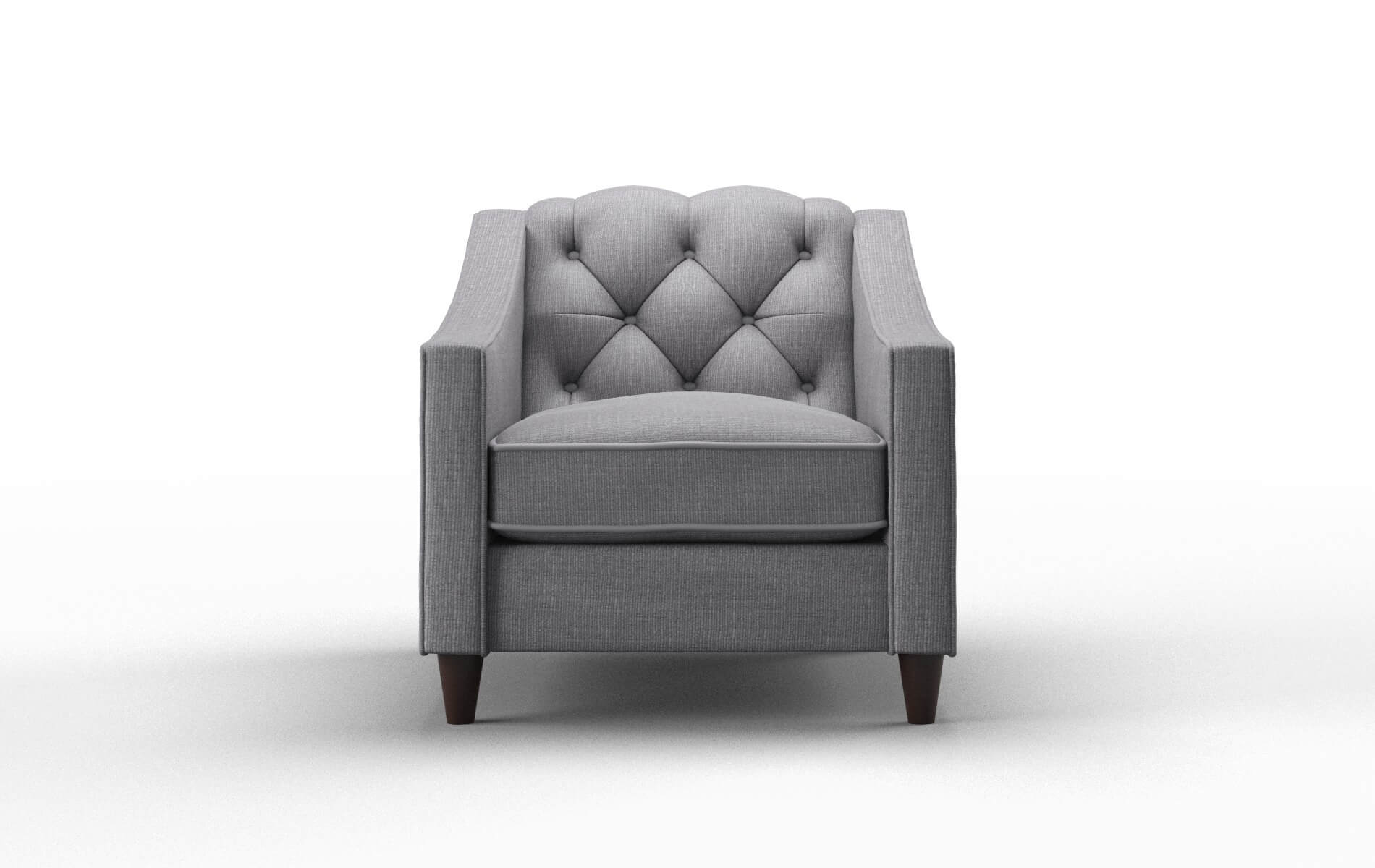Manchester Insight denim Chair Espresso Legs  1