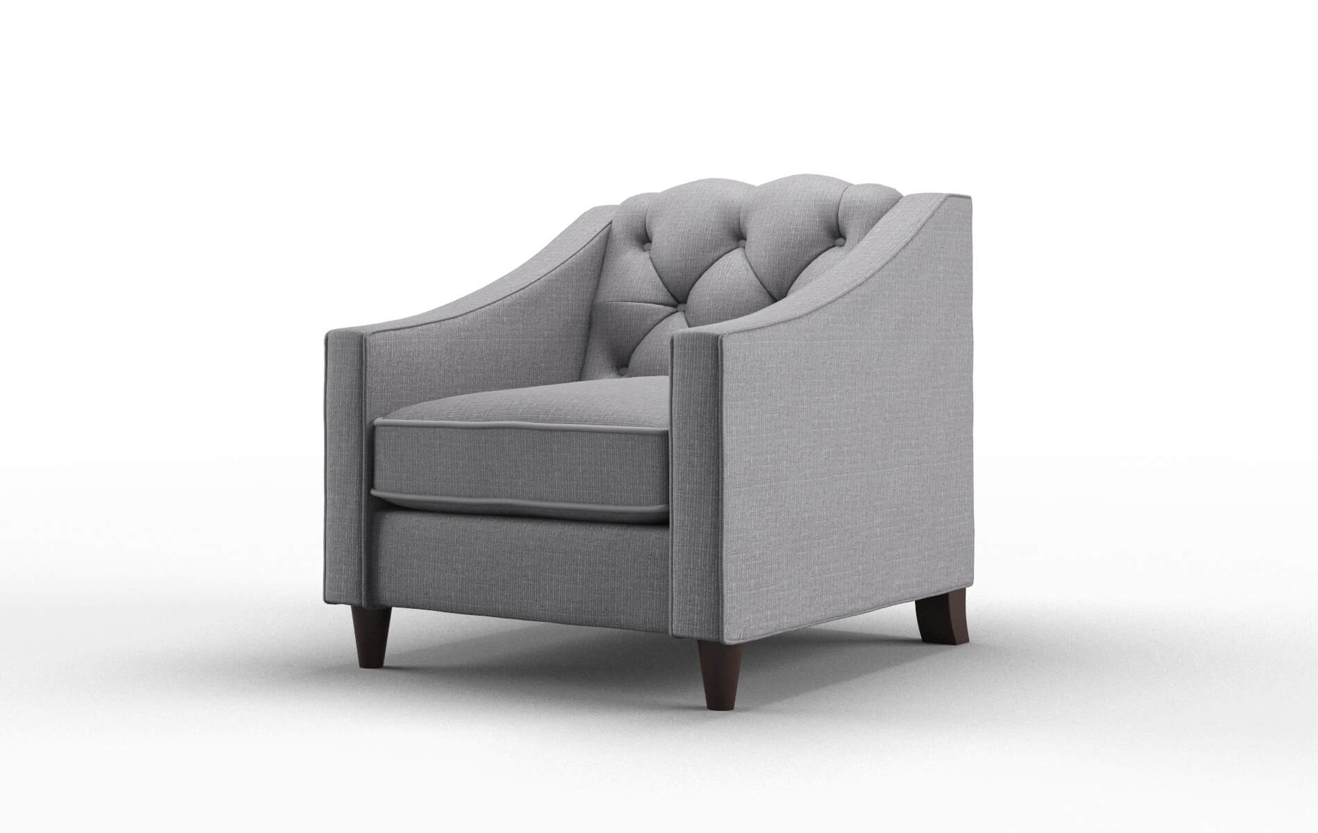 Manchester Insight Denim Chair espresso legs 4