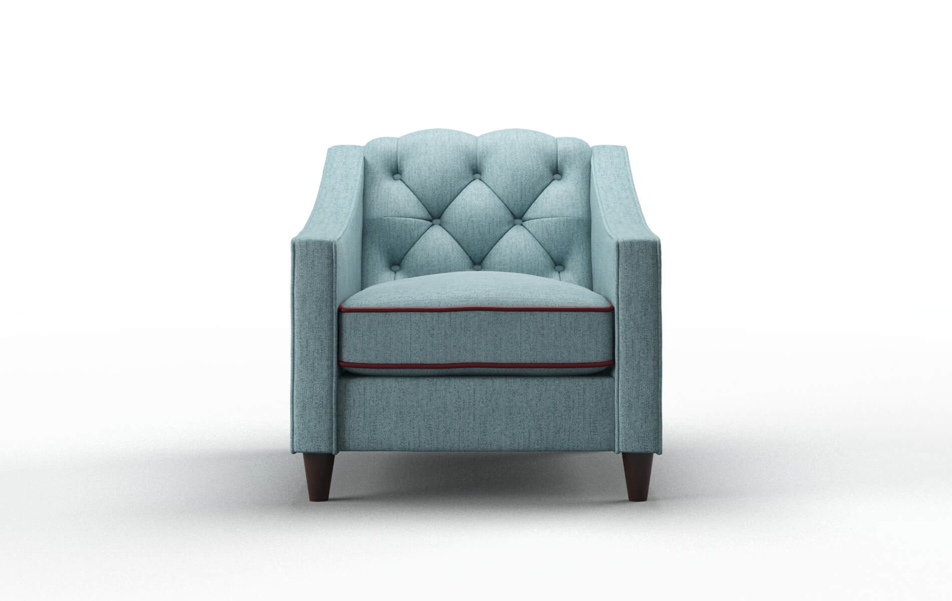 Manchester Insight peacock Chair Espresso Legs  1