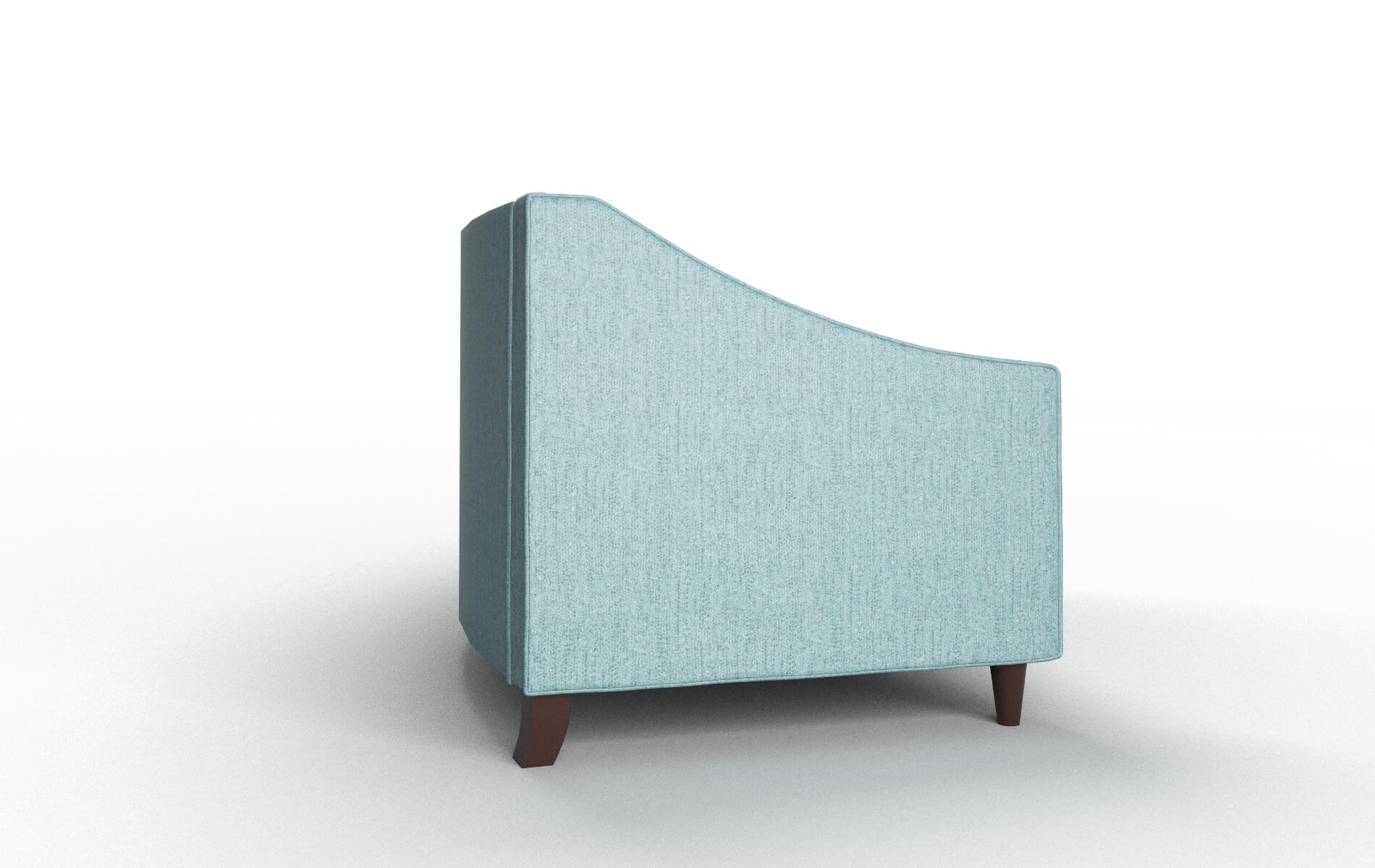 Manchester Insight Peacock Sofa espresso legs 3