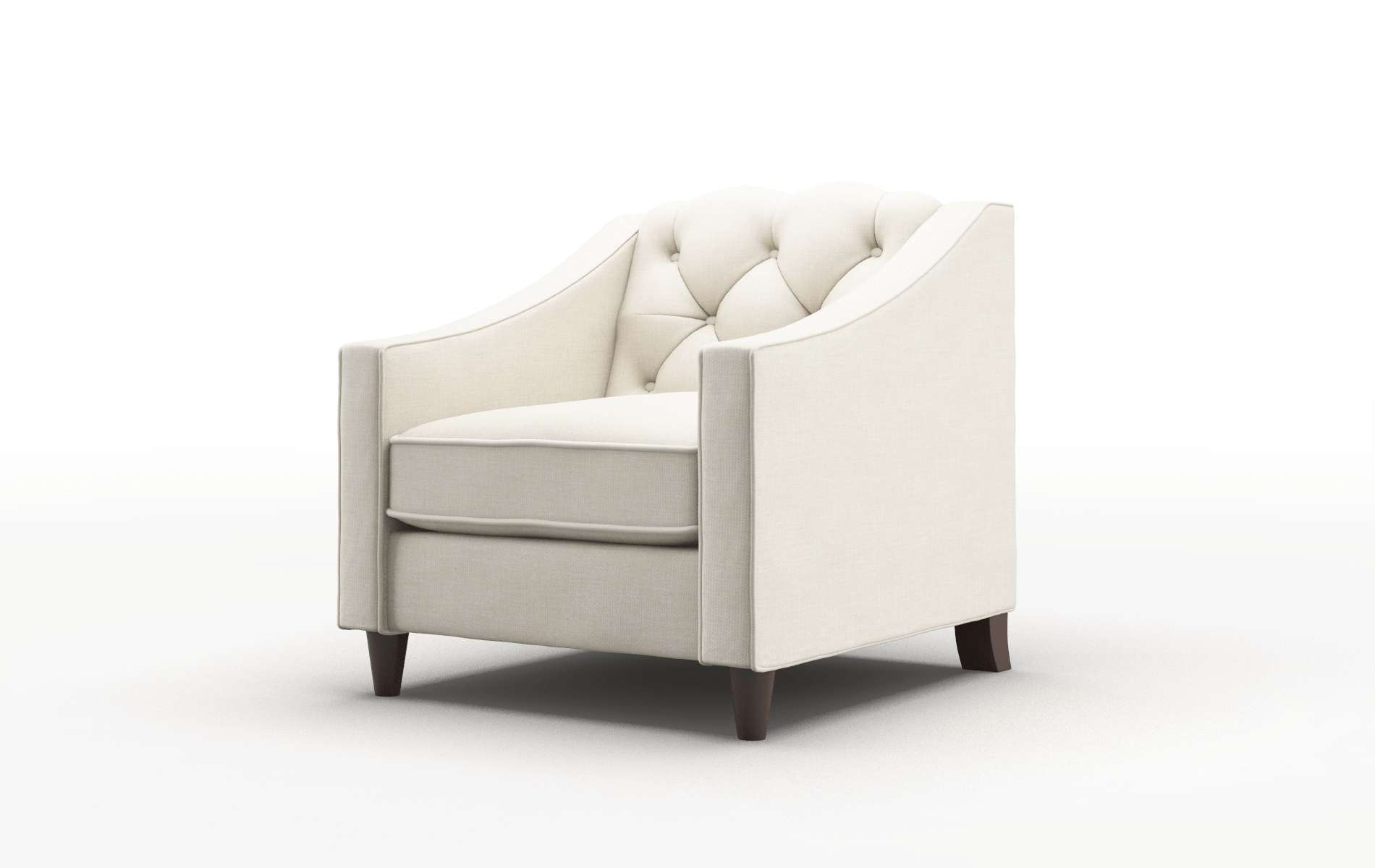 Manchester Keylargo Almond Chair espresso legs 4