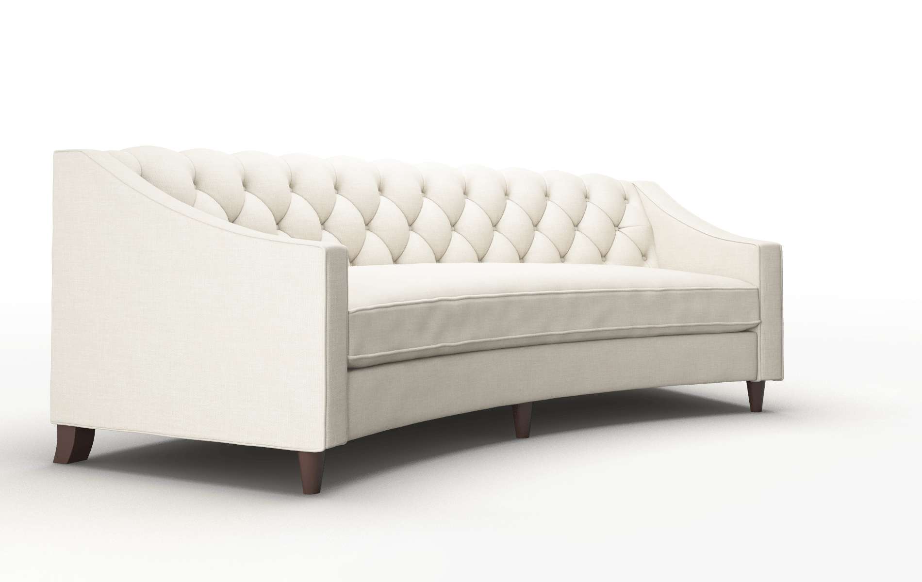 Manchester Keylargo Almond Sofa espresso legs 2