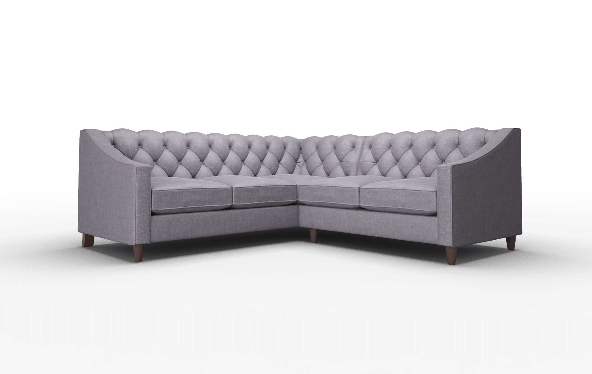 Manchester Keylargo Grape Sectional espresso legs 1