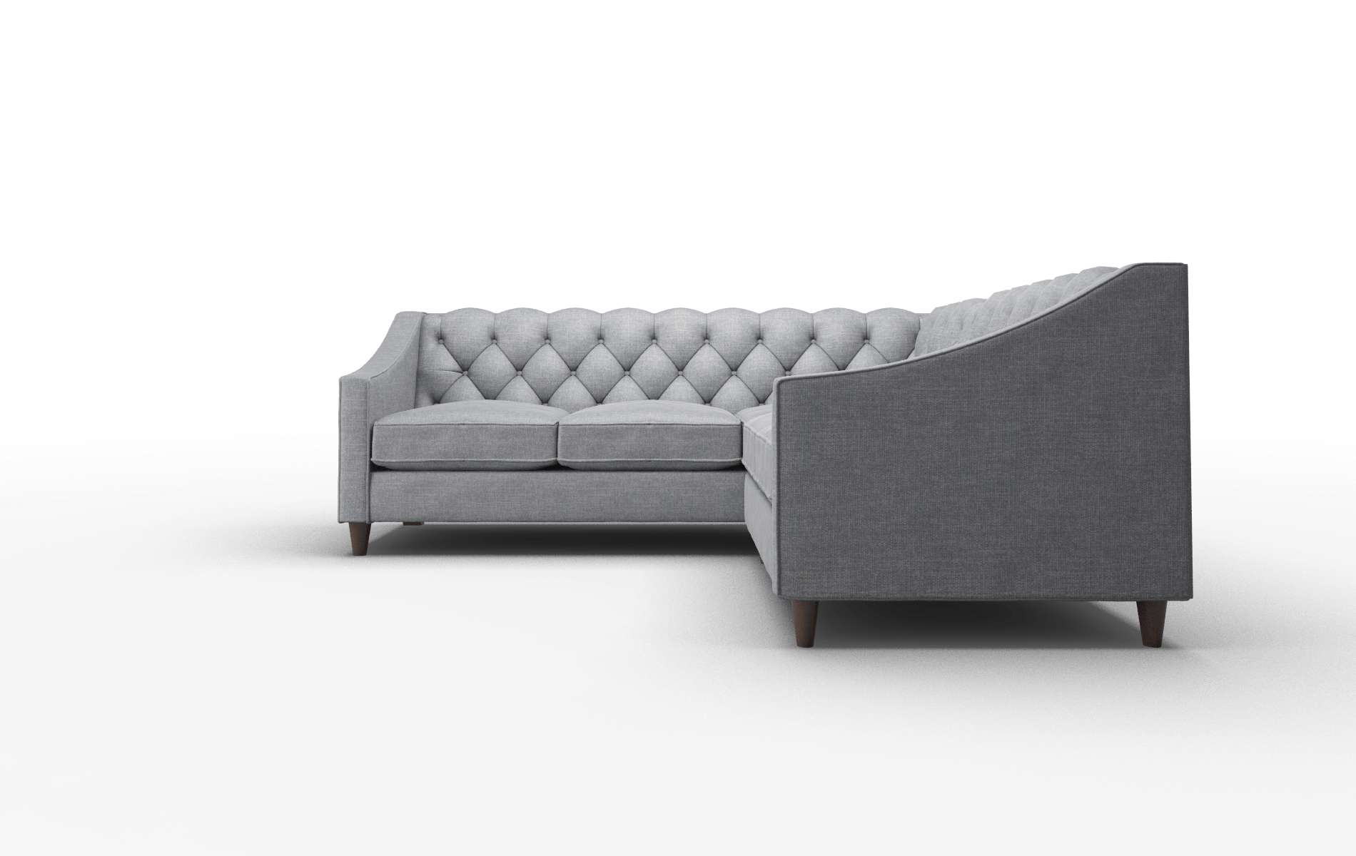Manchester Keylargo Graphite Sectional espresso legs 5