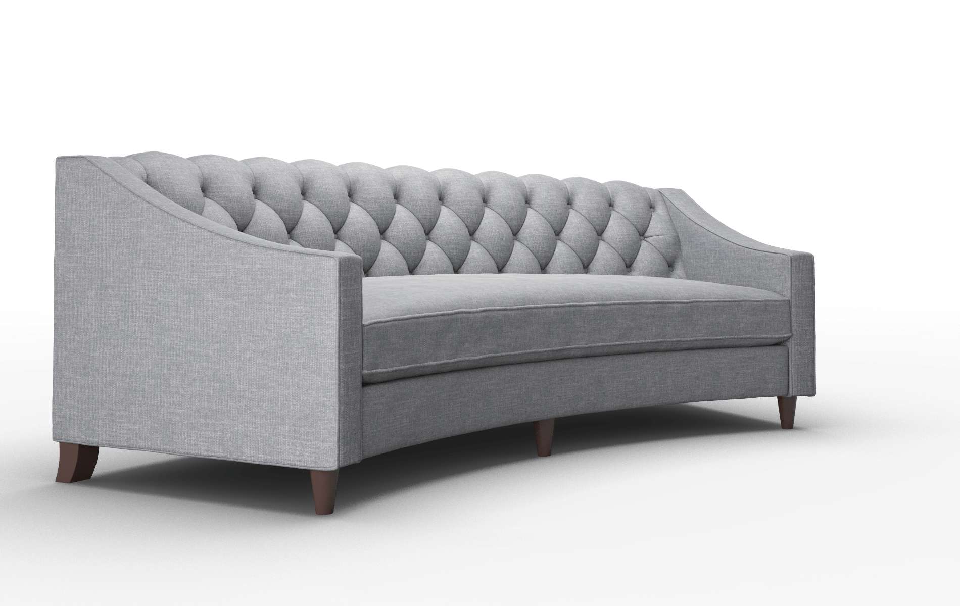 Manchester Keylargo Graphite Sofa espresso legs 2