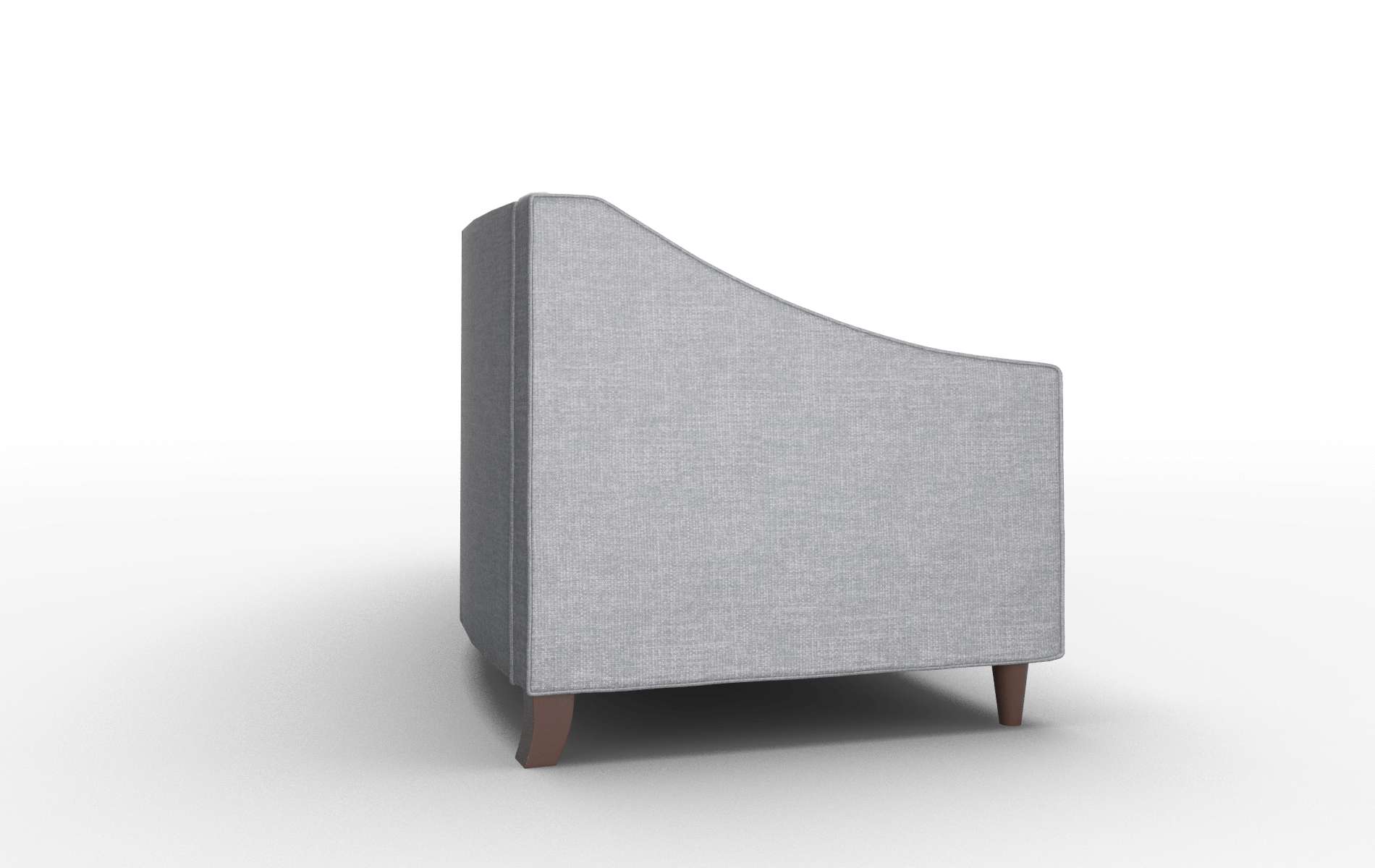 Manchester Keylargo Graphite Sofa espresso legs 3