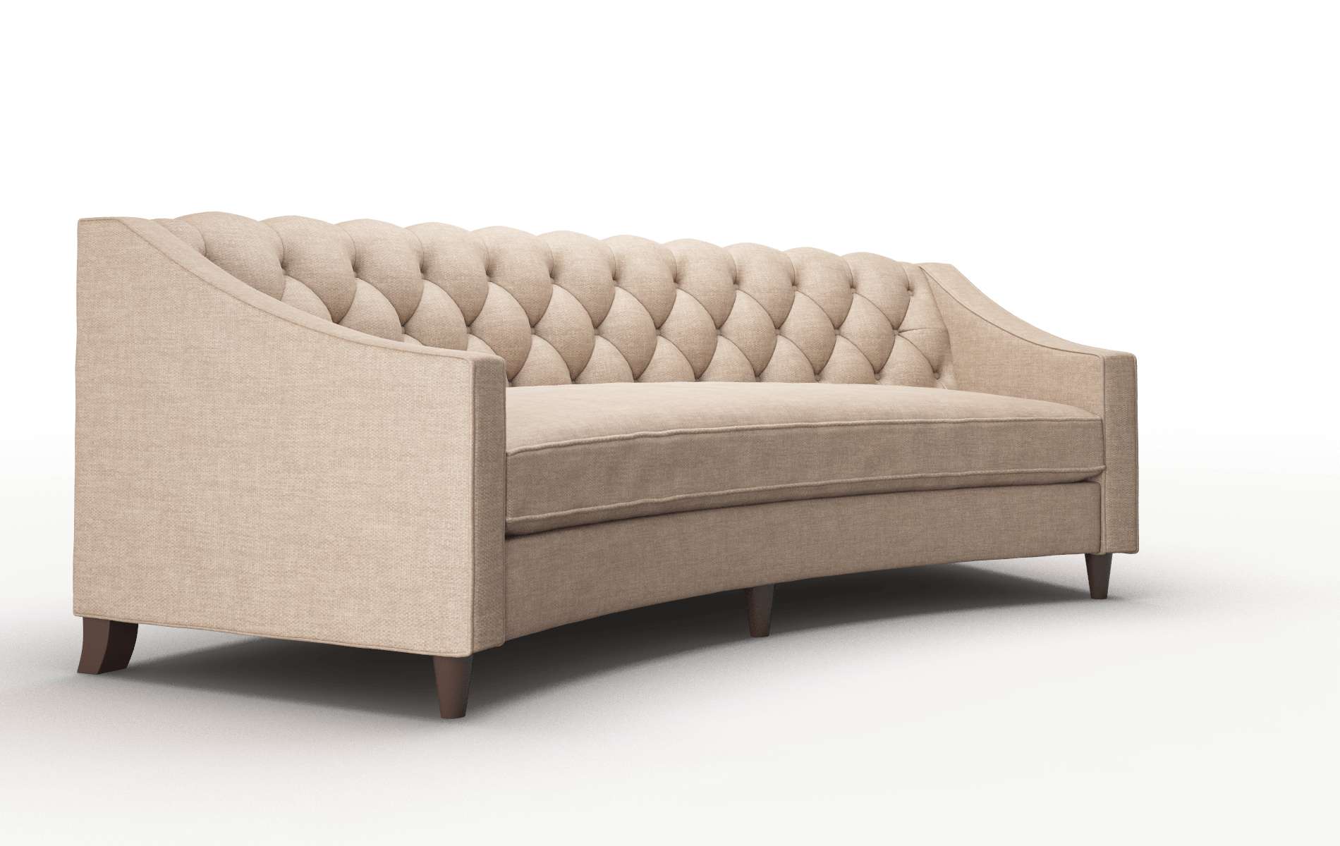 Manchester Keylargo Mink Sofa espresso legs 2