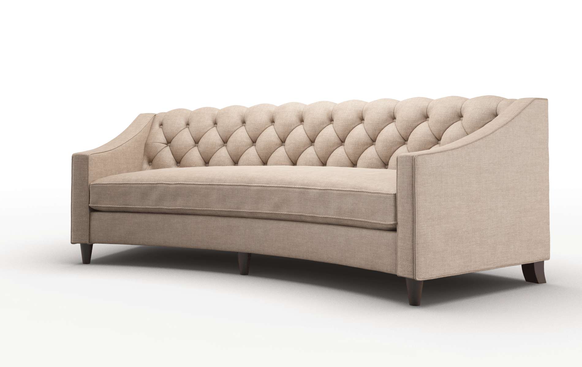 Manchester Keylargo Mink Sofa espresso legs 4