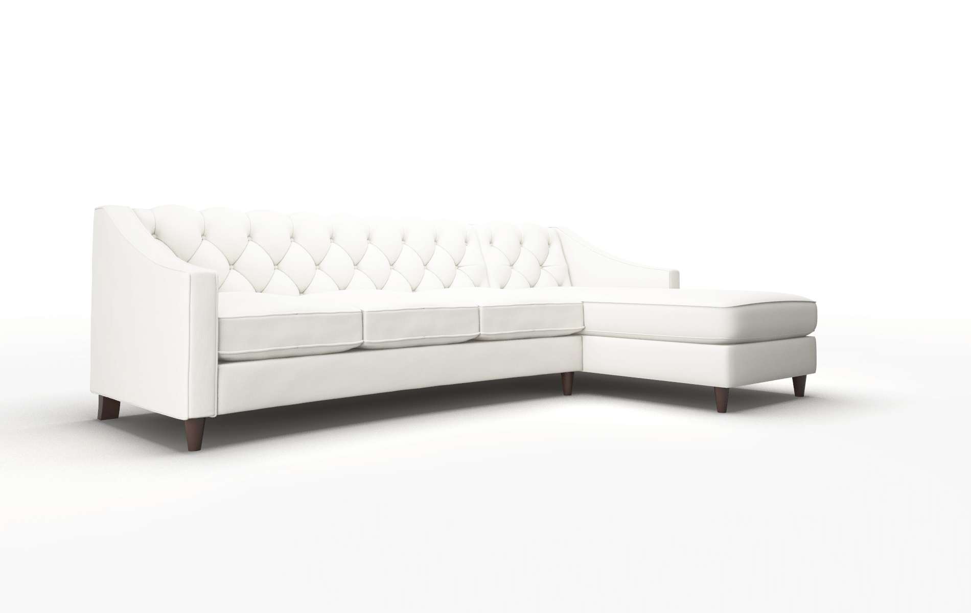 Manchester Keylargo Oatmeal Panel espresso legs 2