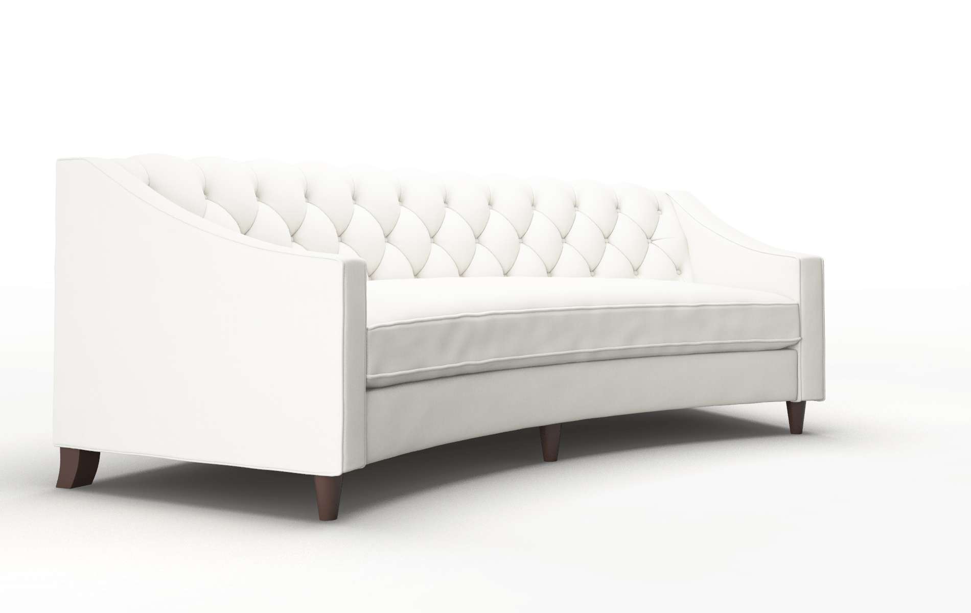 Manchester Keylargo Oatmeal Sofa espresso legs 2