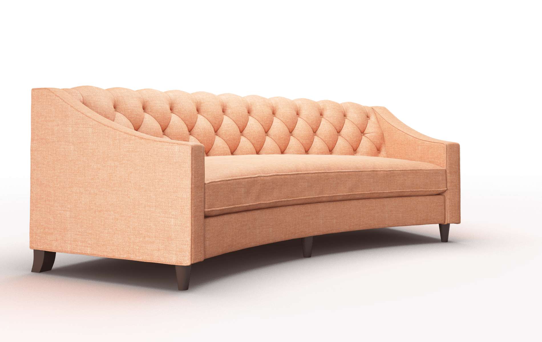 Manchester Keylargo Terracotta Sofa espresso legs 2