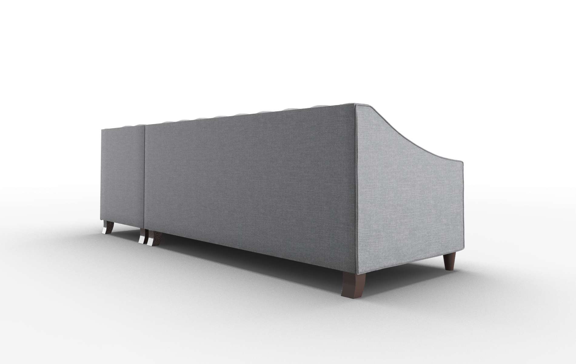 Manchester Lana Onyx Panel espresso legs 5