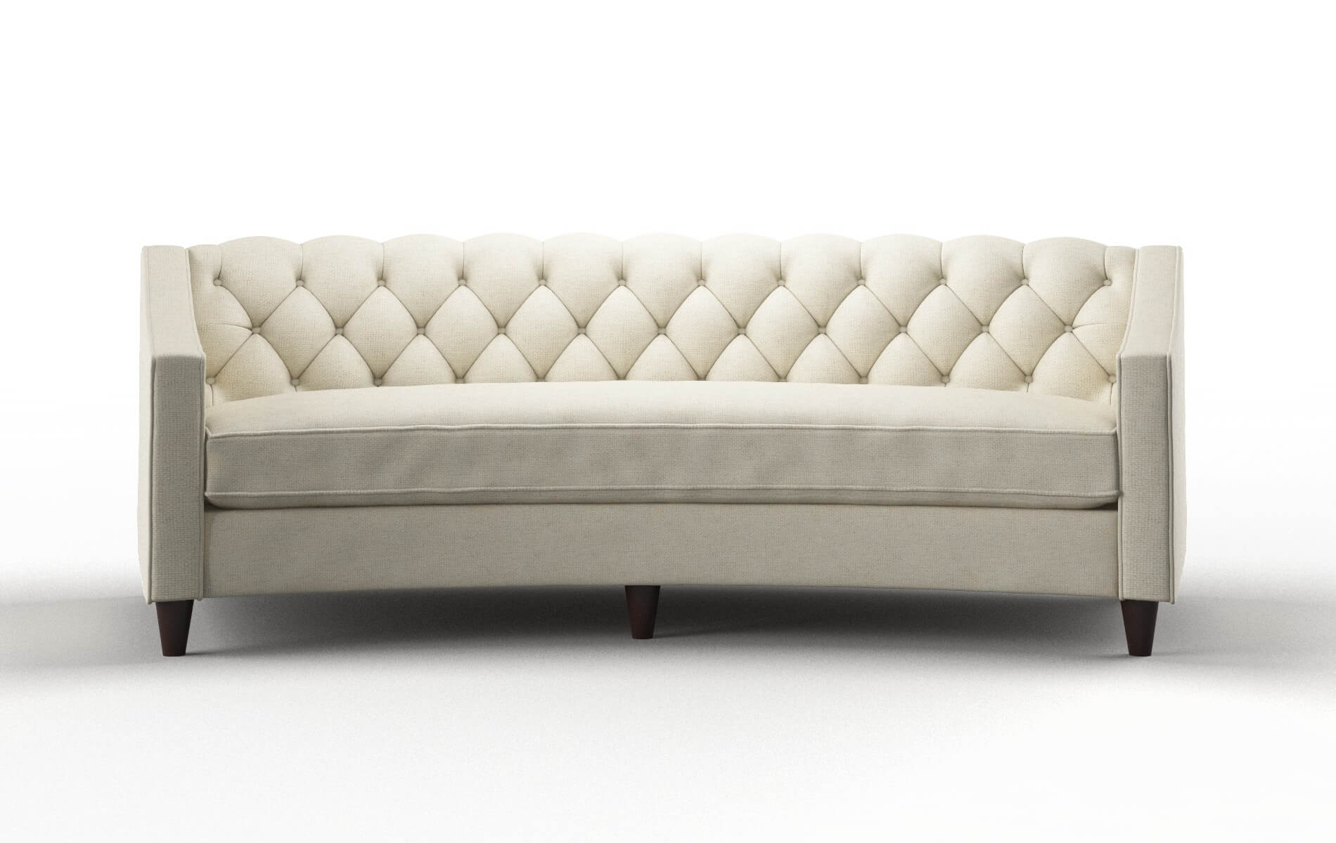 Manchester Lana Sand Sofa espresso legs 1