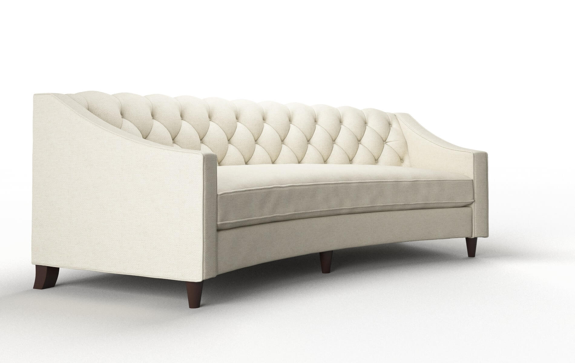 Manchester Lana Sand Sofa espresso legs 2