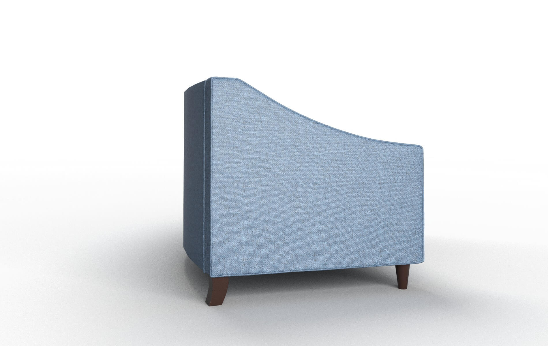Manchester Leslie Indigo Sofa espresso legs 3