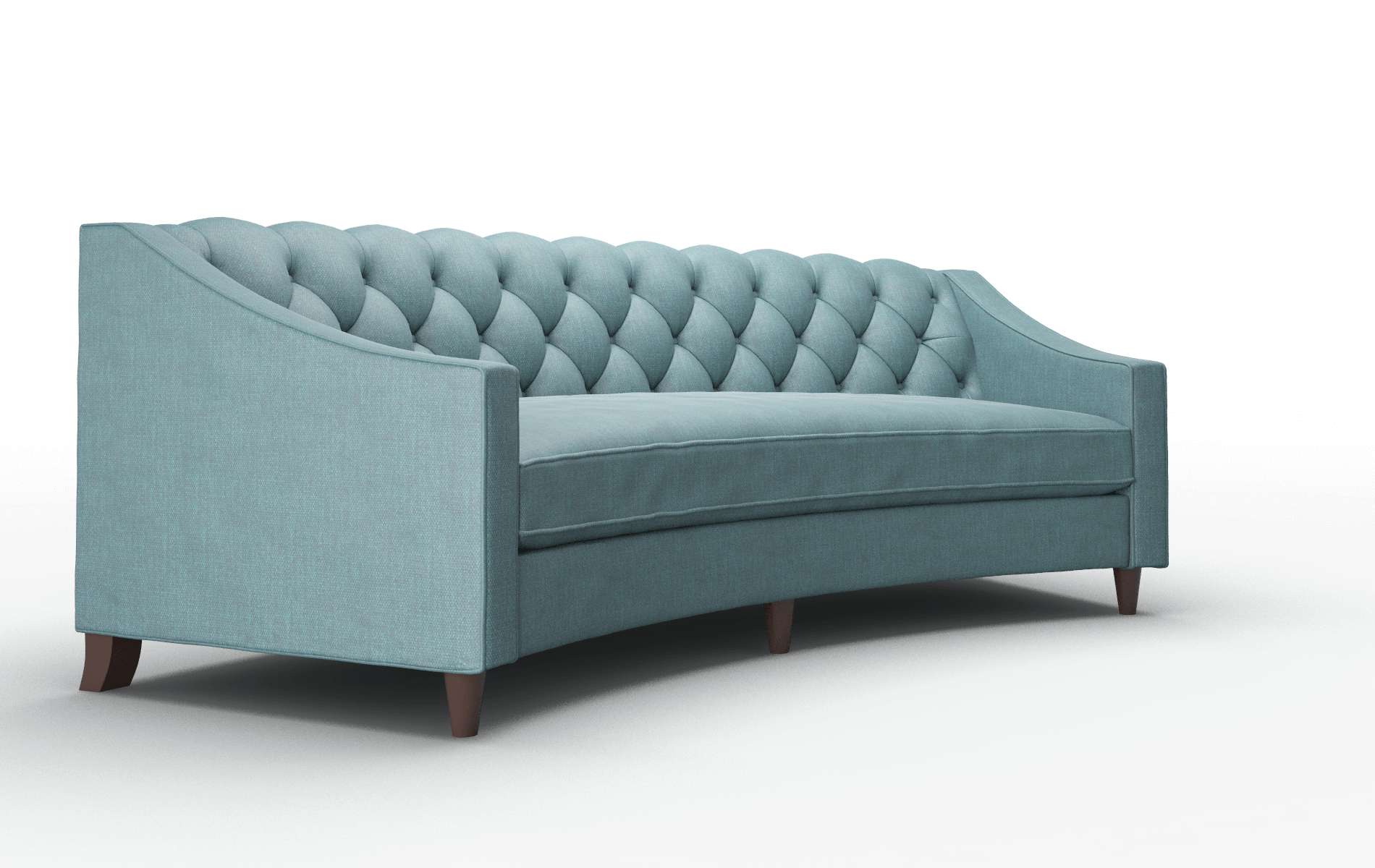 Manchester Leslie Peacock Sofa espresso legs 2