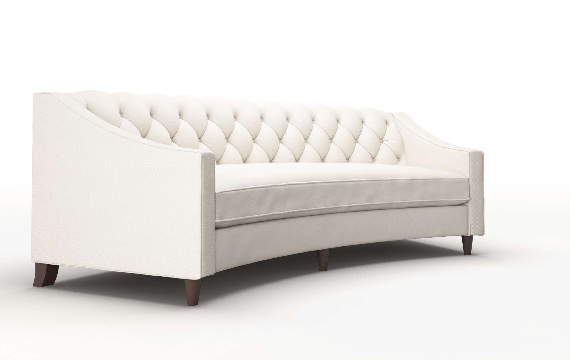 Manchester Malibu Linen Sofa espresso legs 2