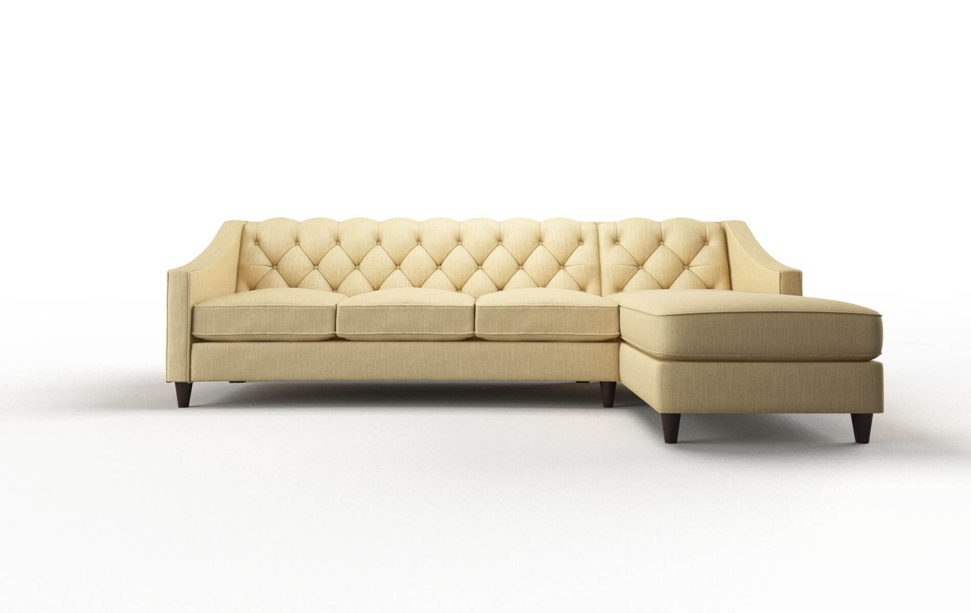 Manchester Malibu Maize Panel espresso legs 1