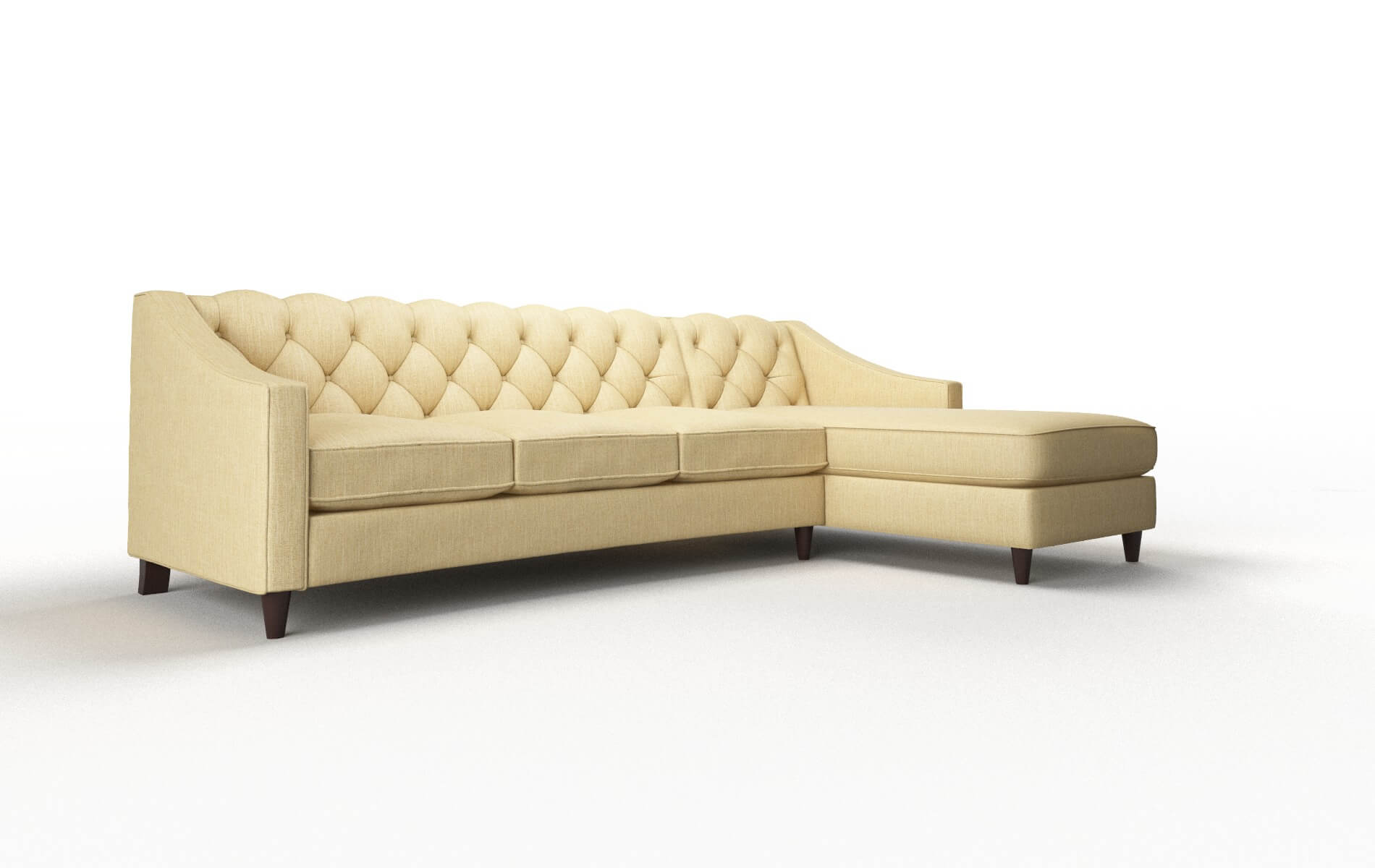 Manchester Malibu Maize Panel espresso legs 2