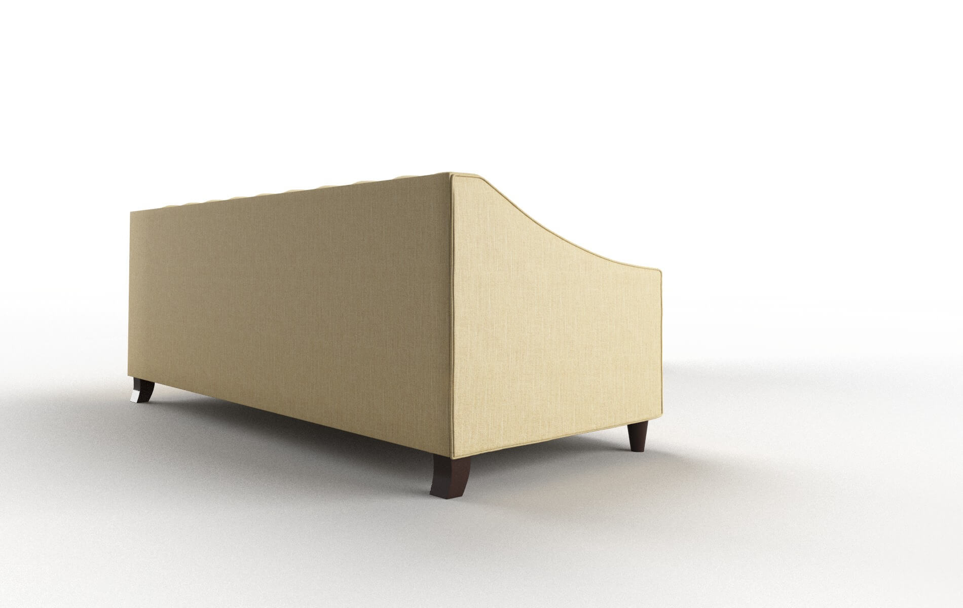 Manchester Malibu Maize Sectional espresso legs 3