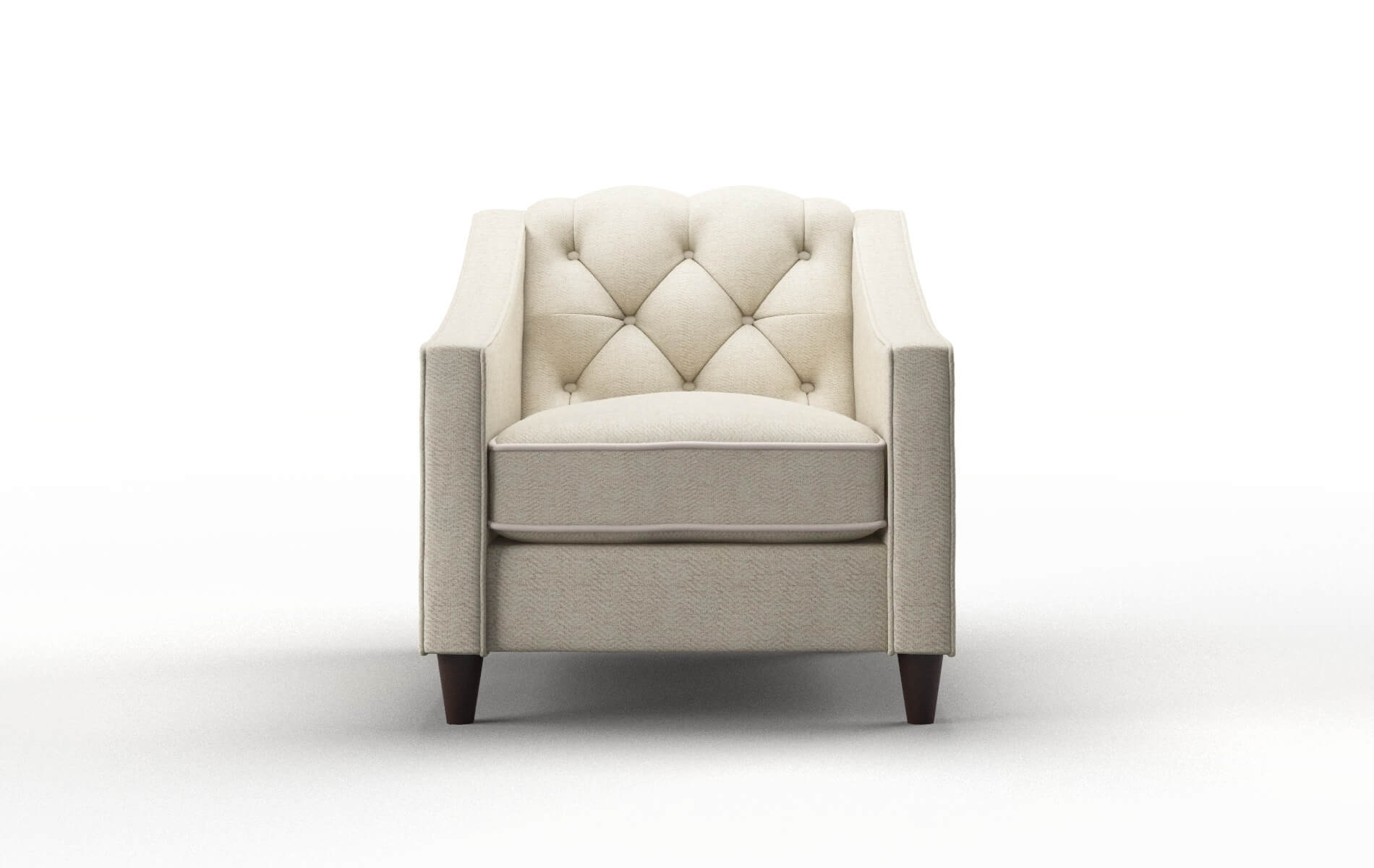 Manchester Malibu sand Chair Espresso Legs  1