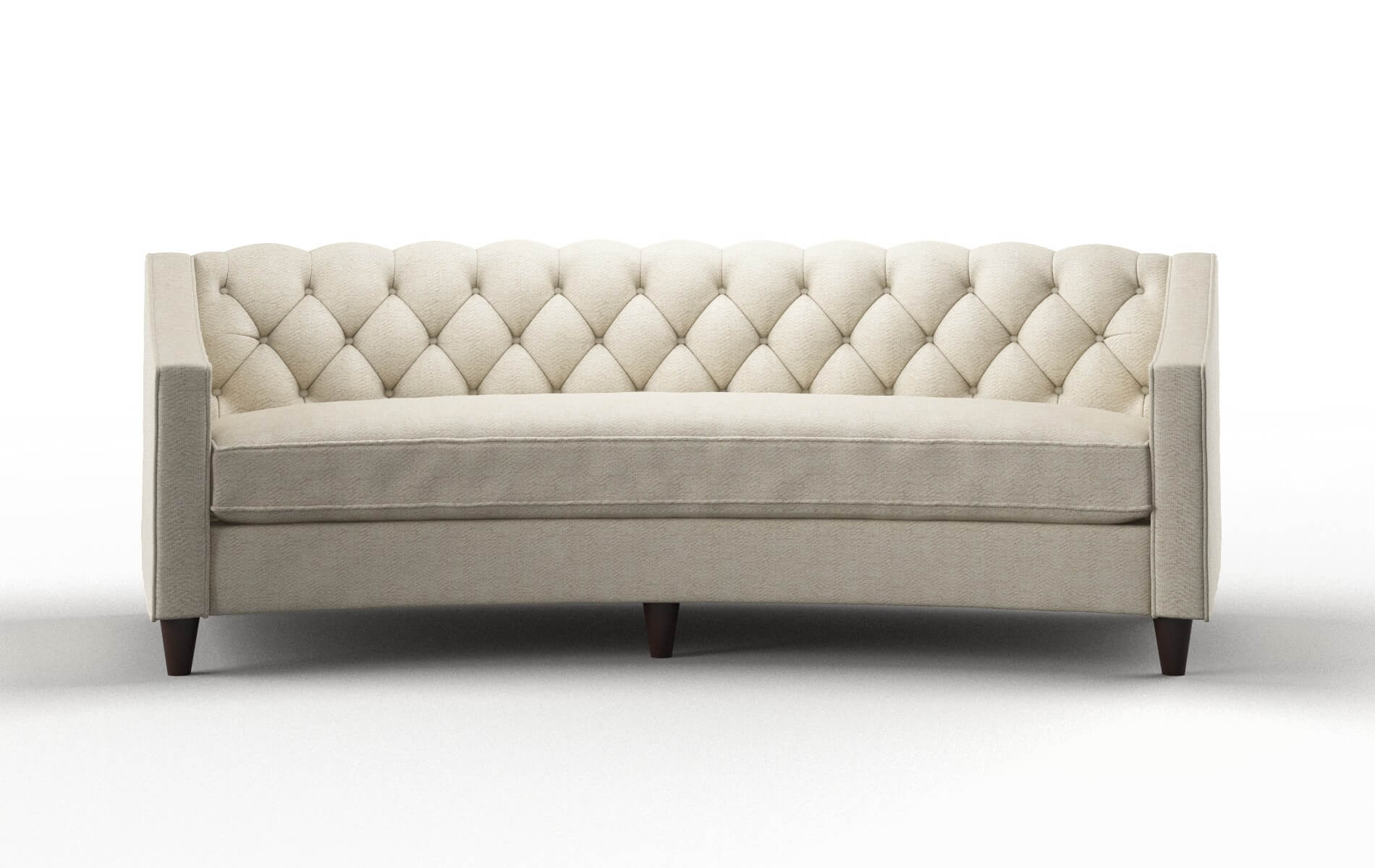 Manchester Malibu Sand Sofa espresso legs 1