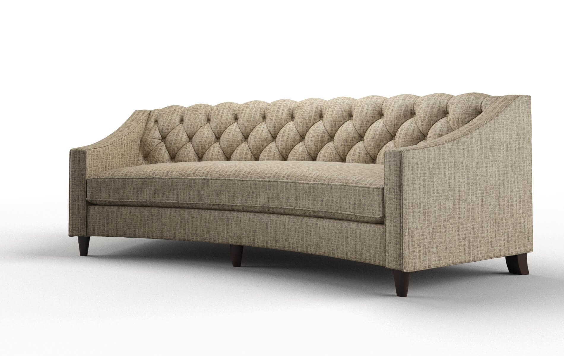 Manchester Marcy Camel Sofa espresso legs 4