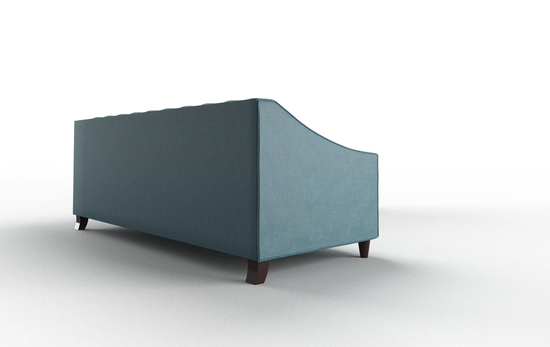 Manchester Merit Peacock Sectional espresso legs 3