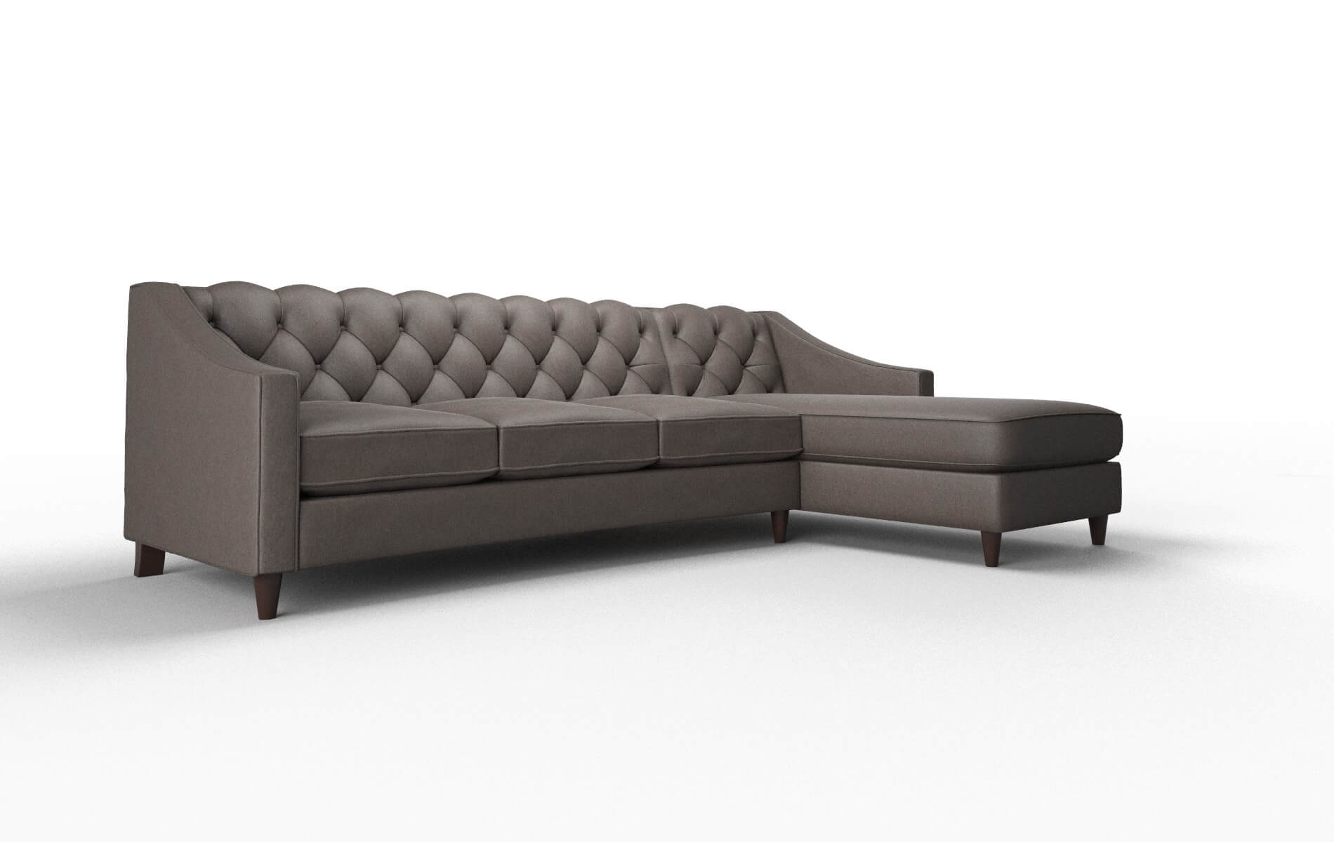 Manchester Naples Graphite Panel espresso legs 2