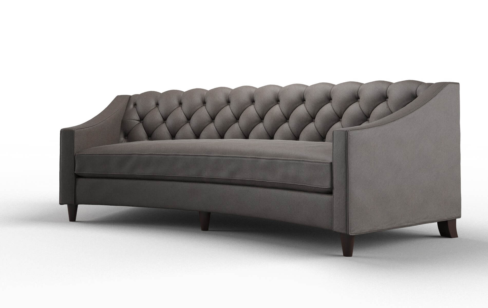 Manchester Naples Graphite Sofa espresso legs 4