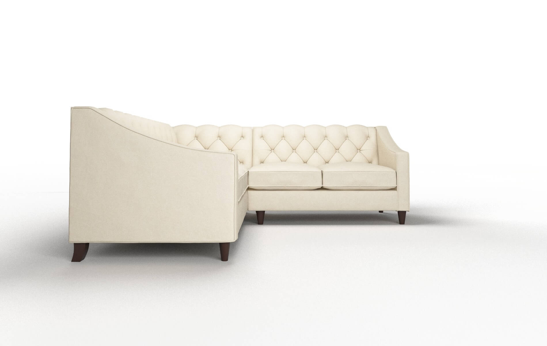 Manchester Noble Buckwheat Sectional espresso legs 2