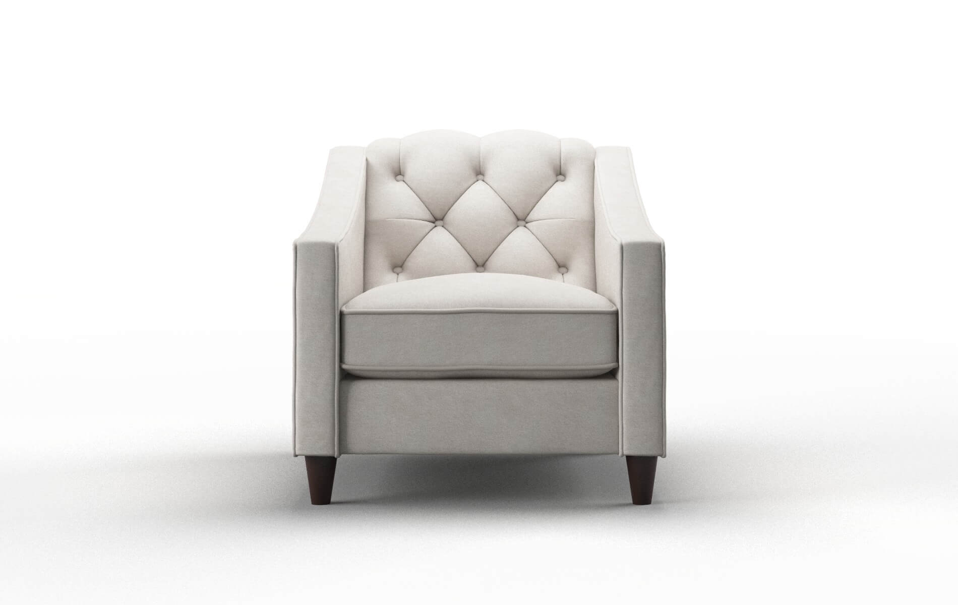 Manchester Noble Grey Chair espresso legs 1
