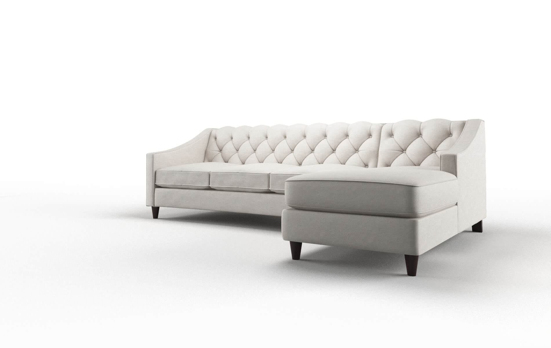 Manchester Noble Grey Panel espresso legs 4