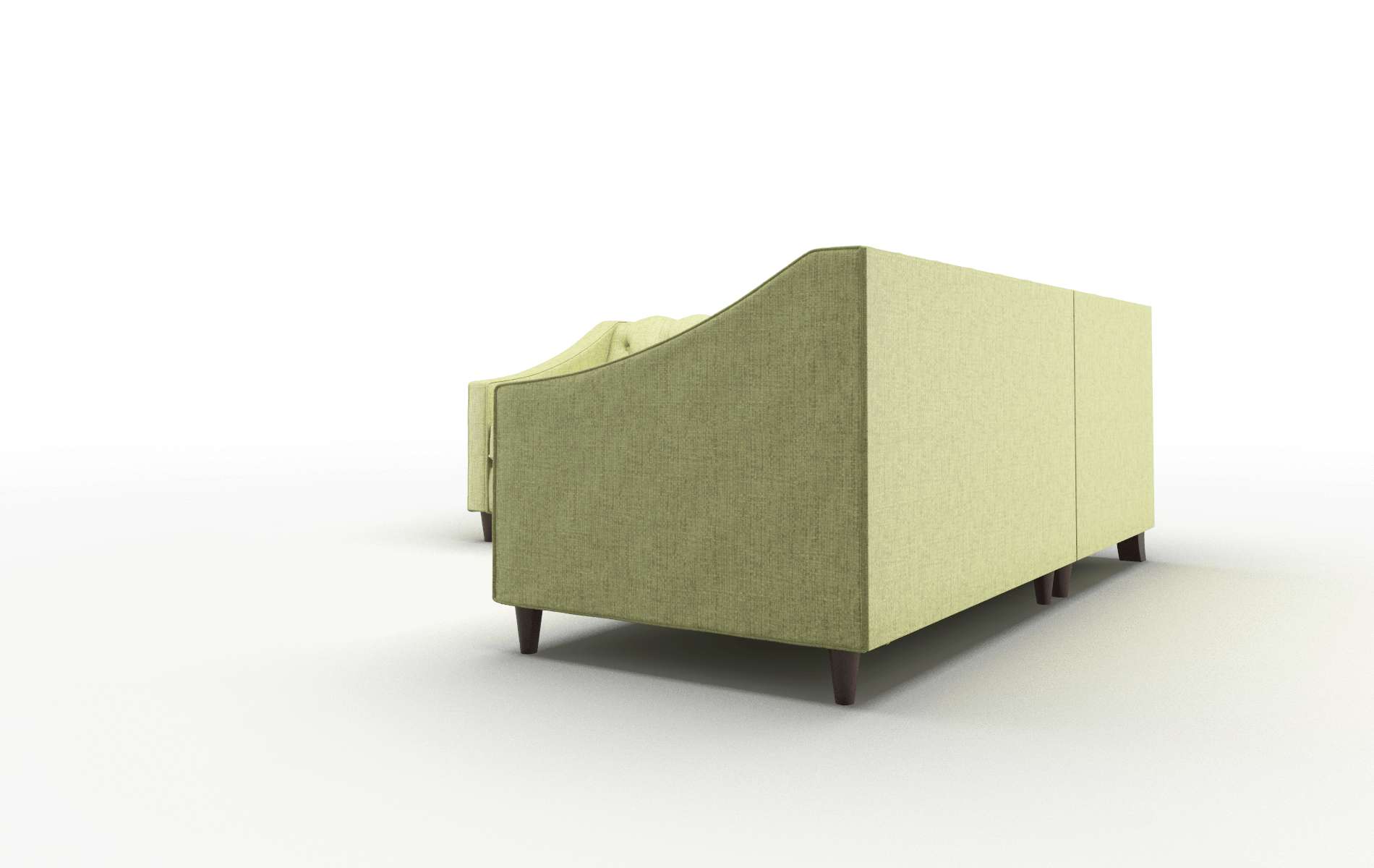 Manchester Notion Appletini Sectional espresso legs 4