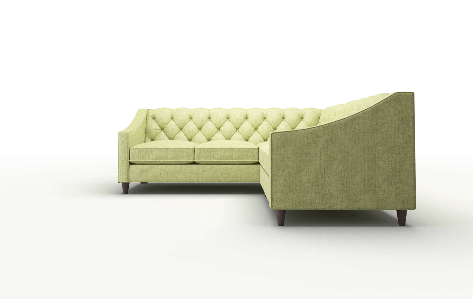 Manchester Notion Appletini Sectional espresso legs 5