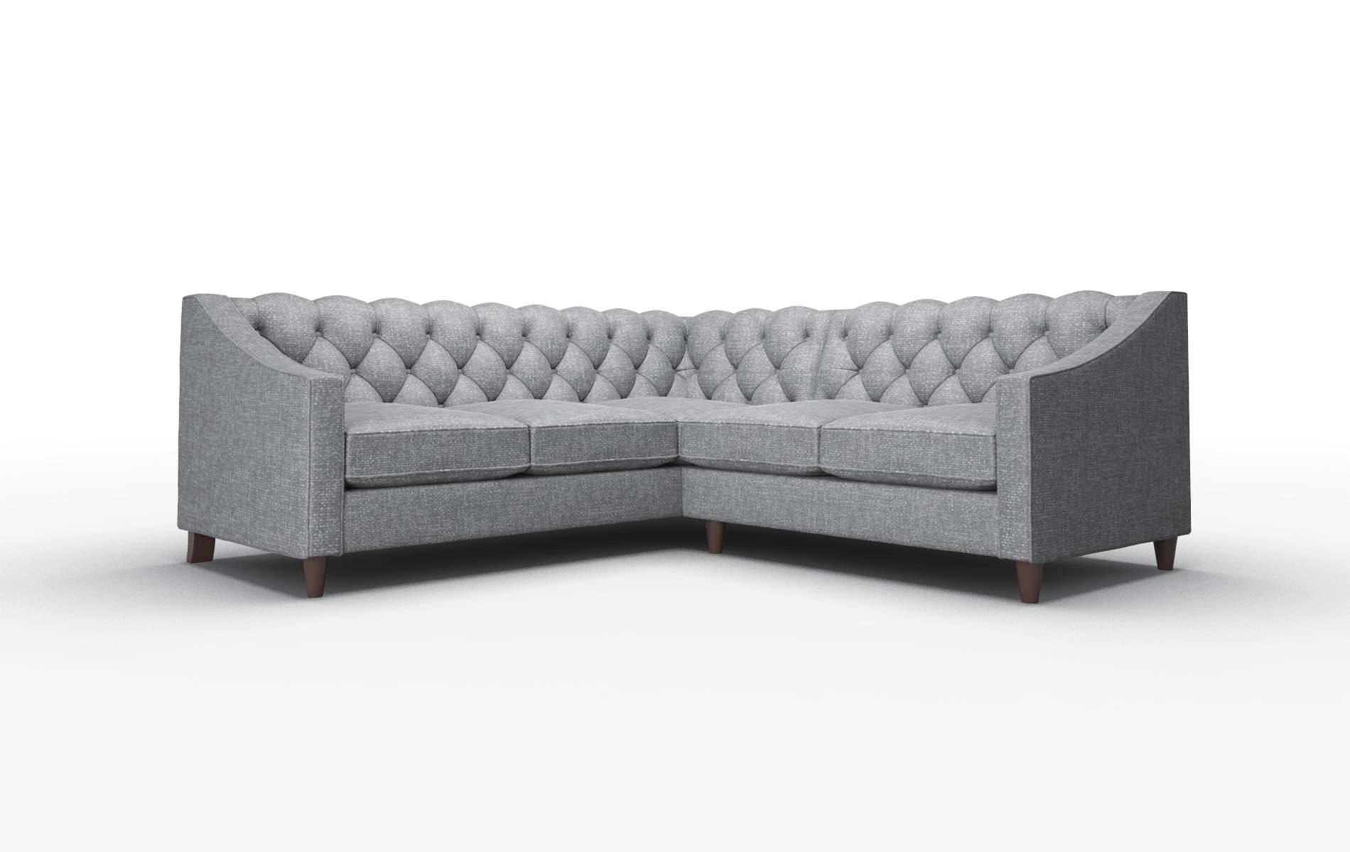 Manchester Notion Graphite Sectional espresso legs 1