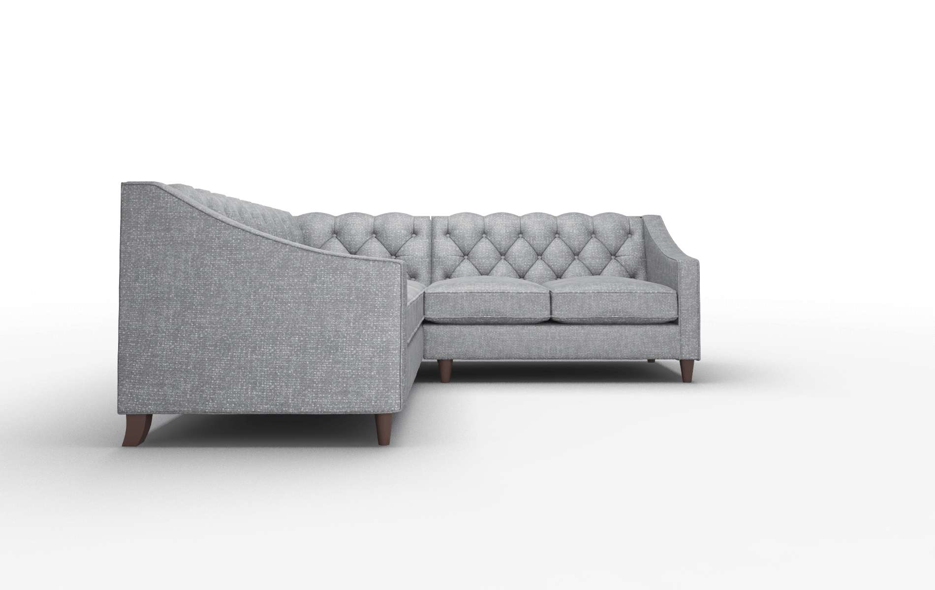 Manchester Notion Graphite Sectional espresso legs 2