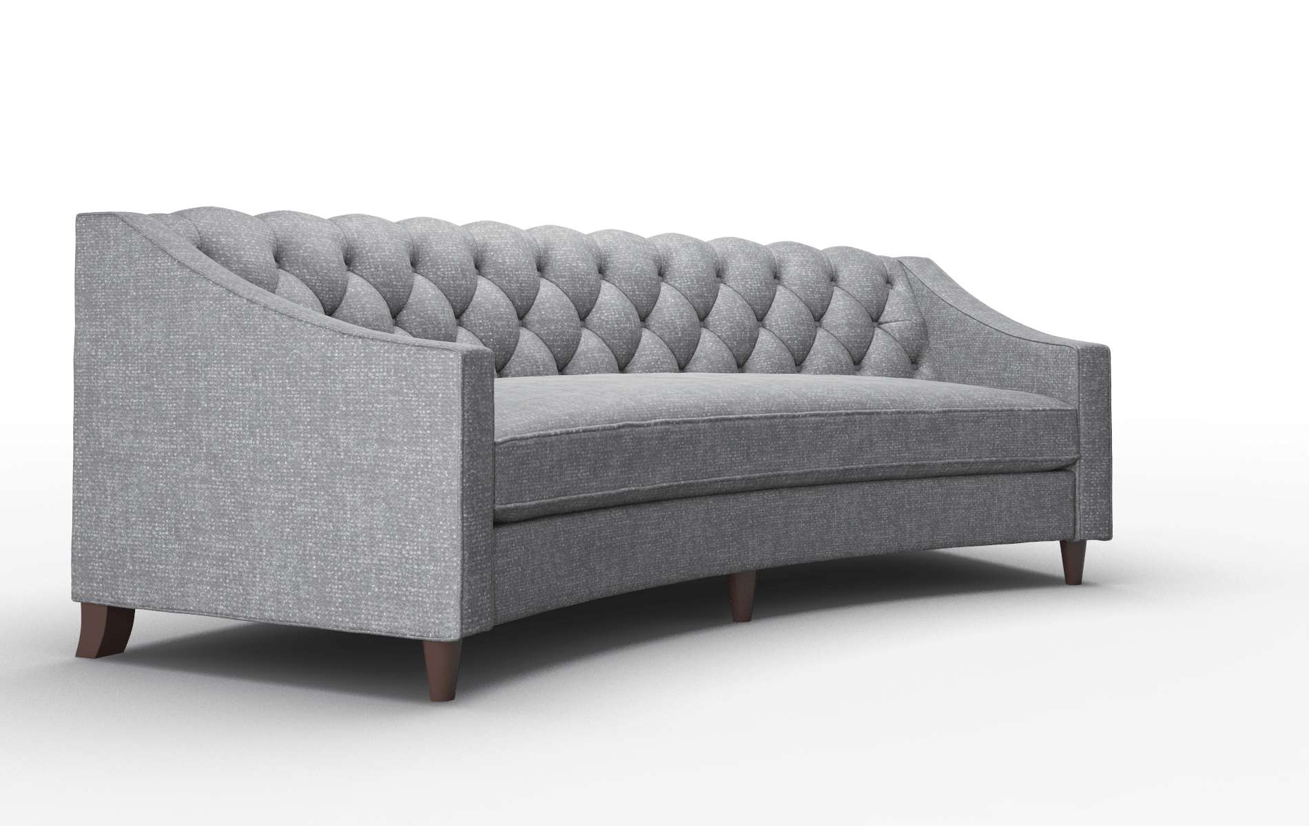 Manchester Notion Graphite Sofa espresso legs 2