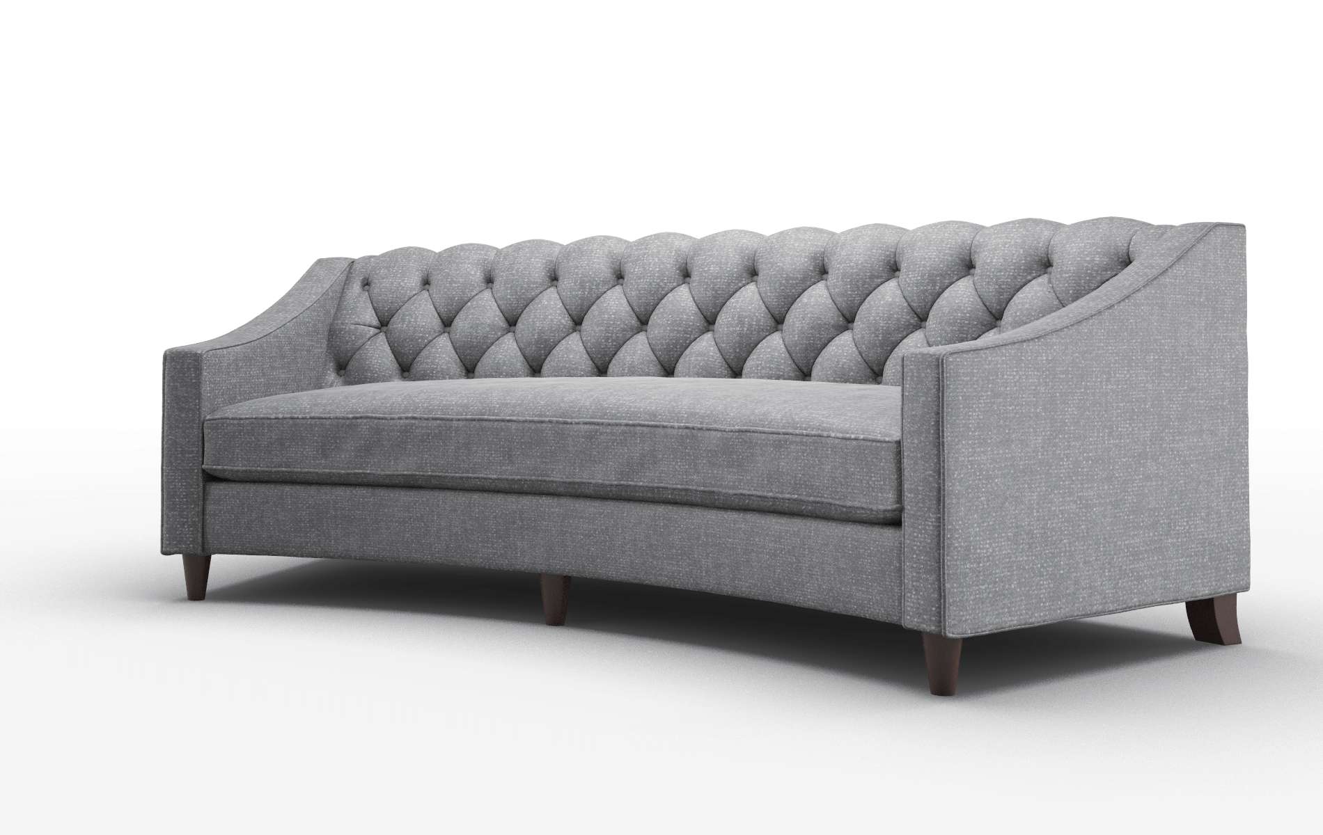 Manchester Notion Graphite Sofa espresso legs 4
